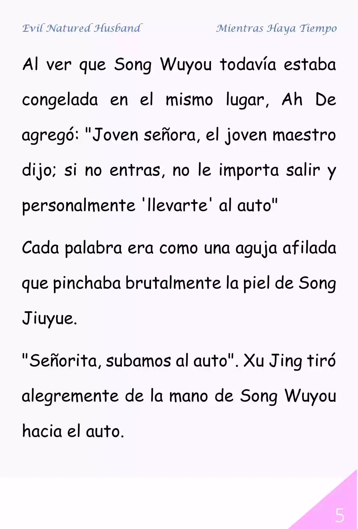 Evil Natured Husband (Novela) - Capítulo 32 - Página 5 - LectorTMOo