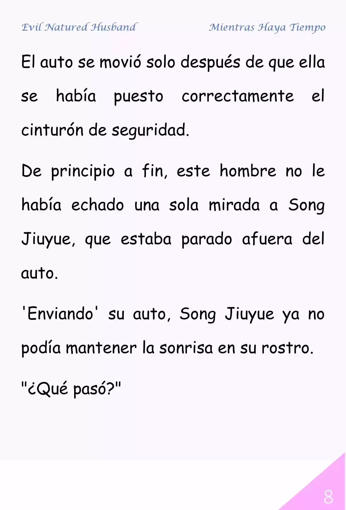 Evil Natured Husband (Novela) - Capítulo 32 - Página 8 - LectorTMOo