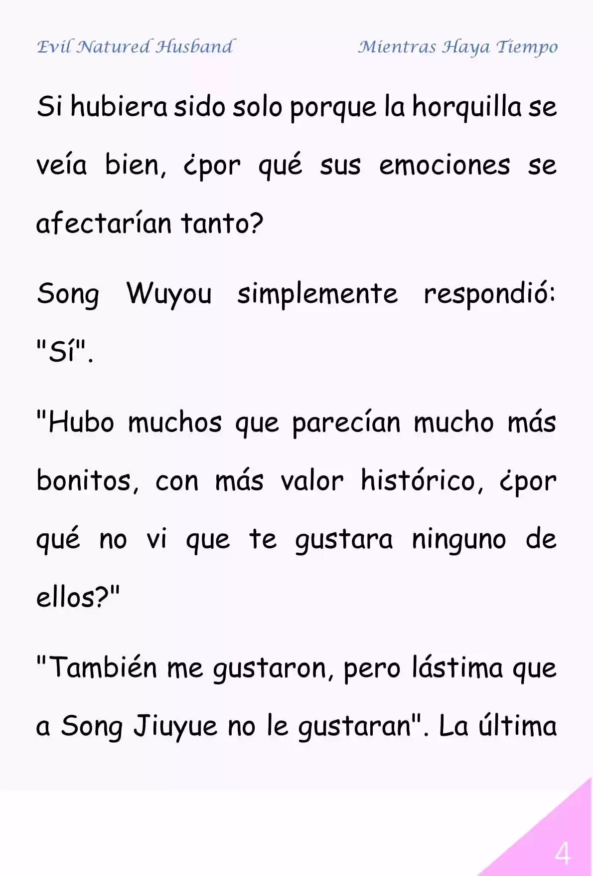 Evil Natured Husband (Novela) - Capítulo 33 - Página 4 - LectorTMOo