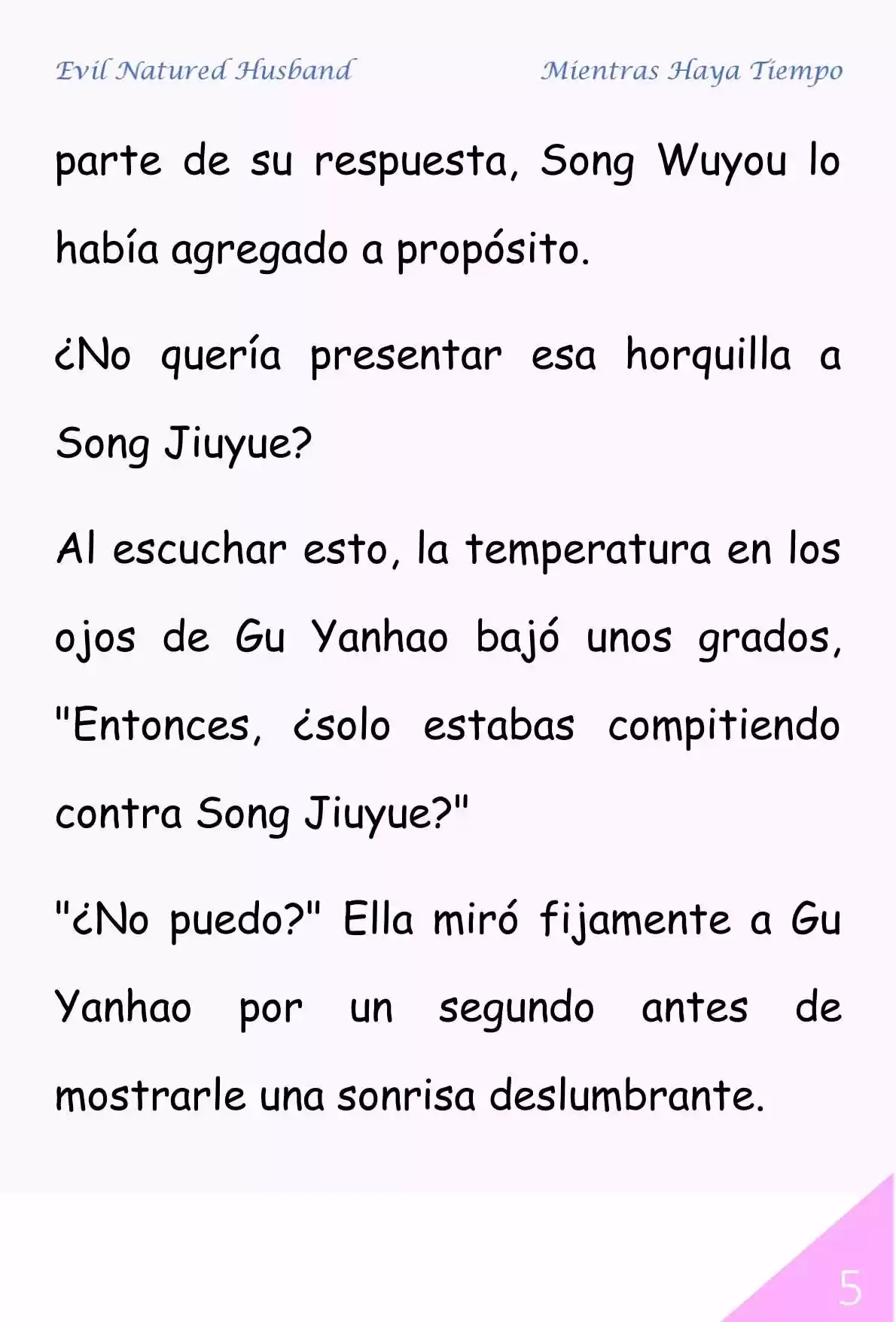 Evil Natured Husband (Novela) - Capítulo 33 - Página 5 - LectorTMOo