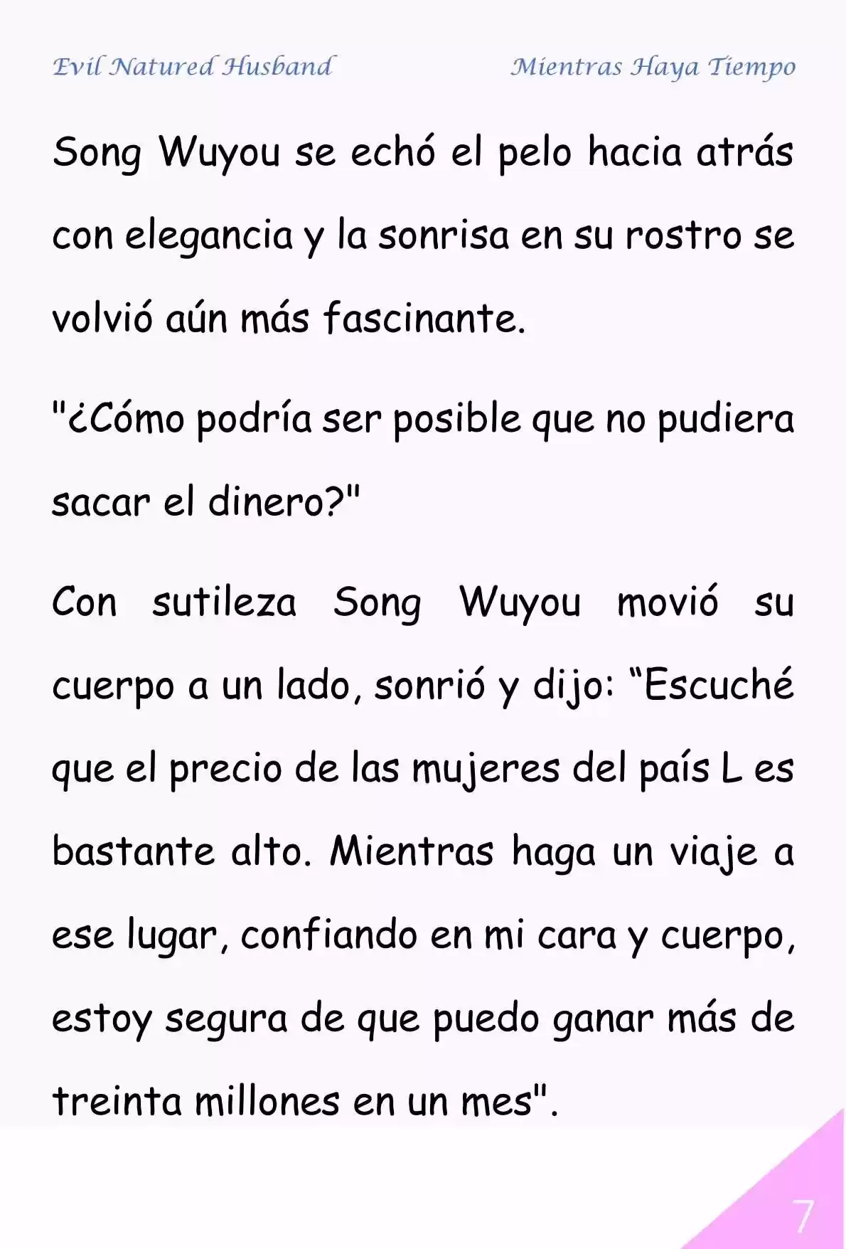 Evil Natured Husband (Novela) - Capítulo 33 - Página 7 - LectorTMOo