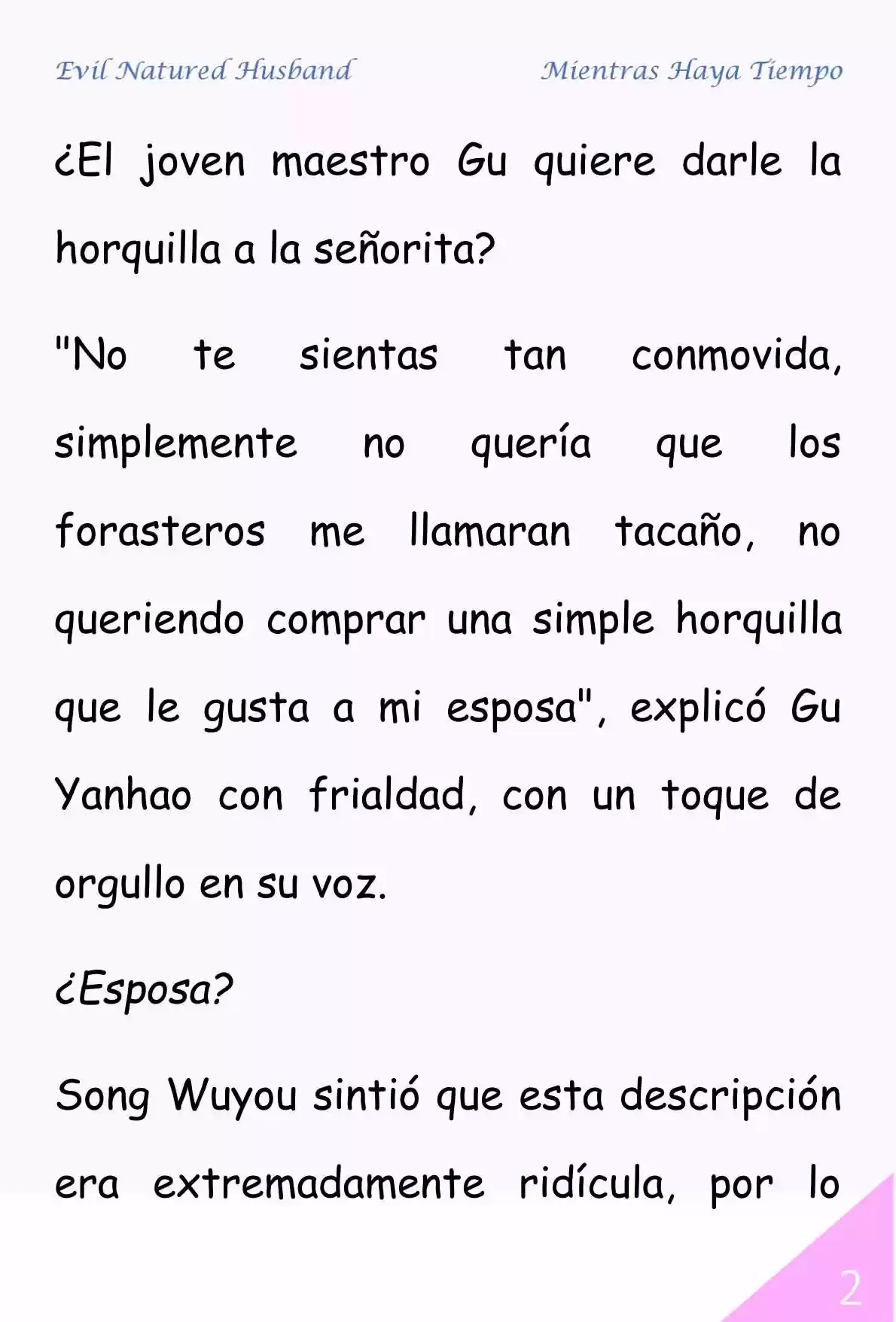 Evil Natured Husband (Novela) - Capítulo 34 - Página 2 - LectorTMOo
