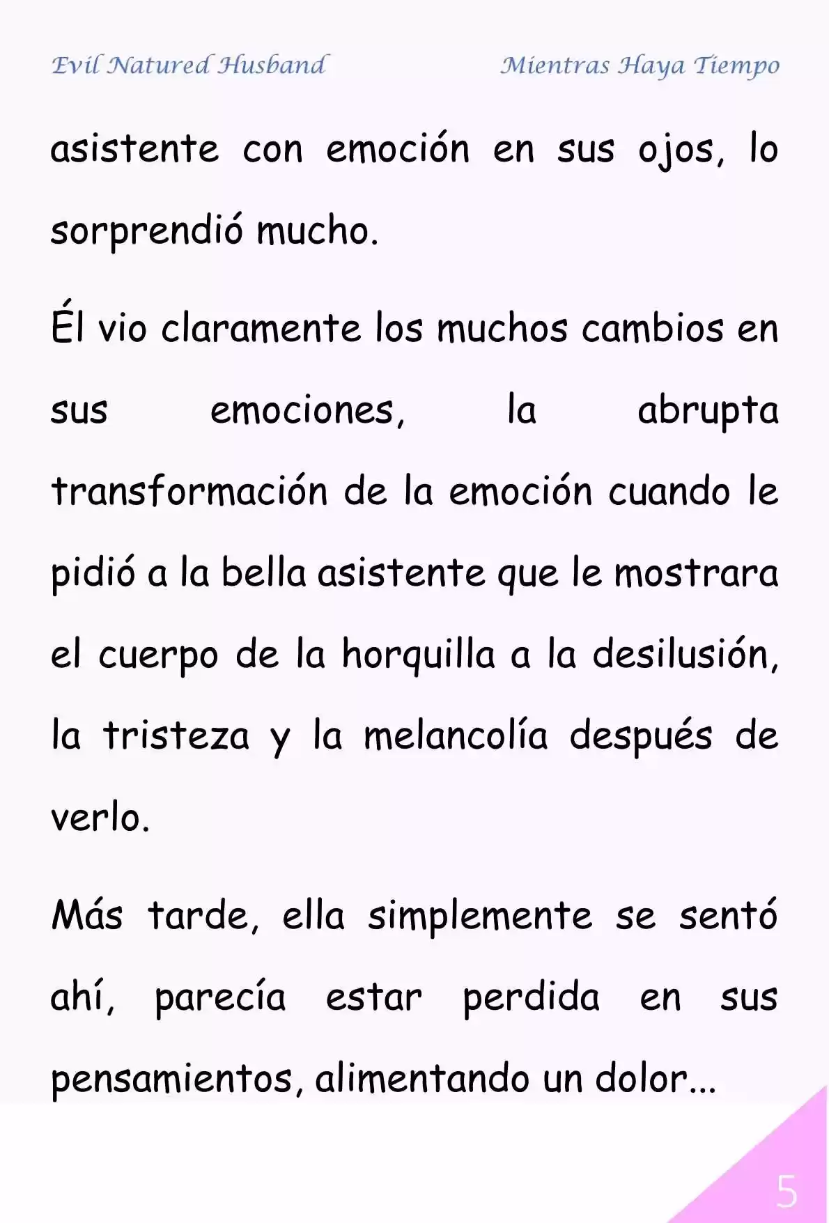 Evil Natured Husband (Novela) - Capítulo 34 - Página 5 - LectorTMOo