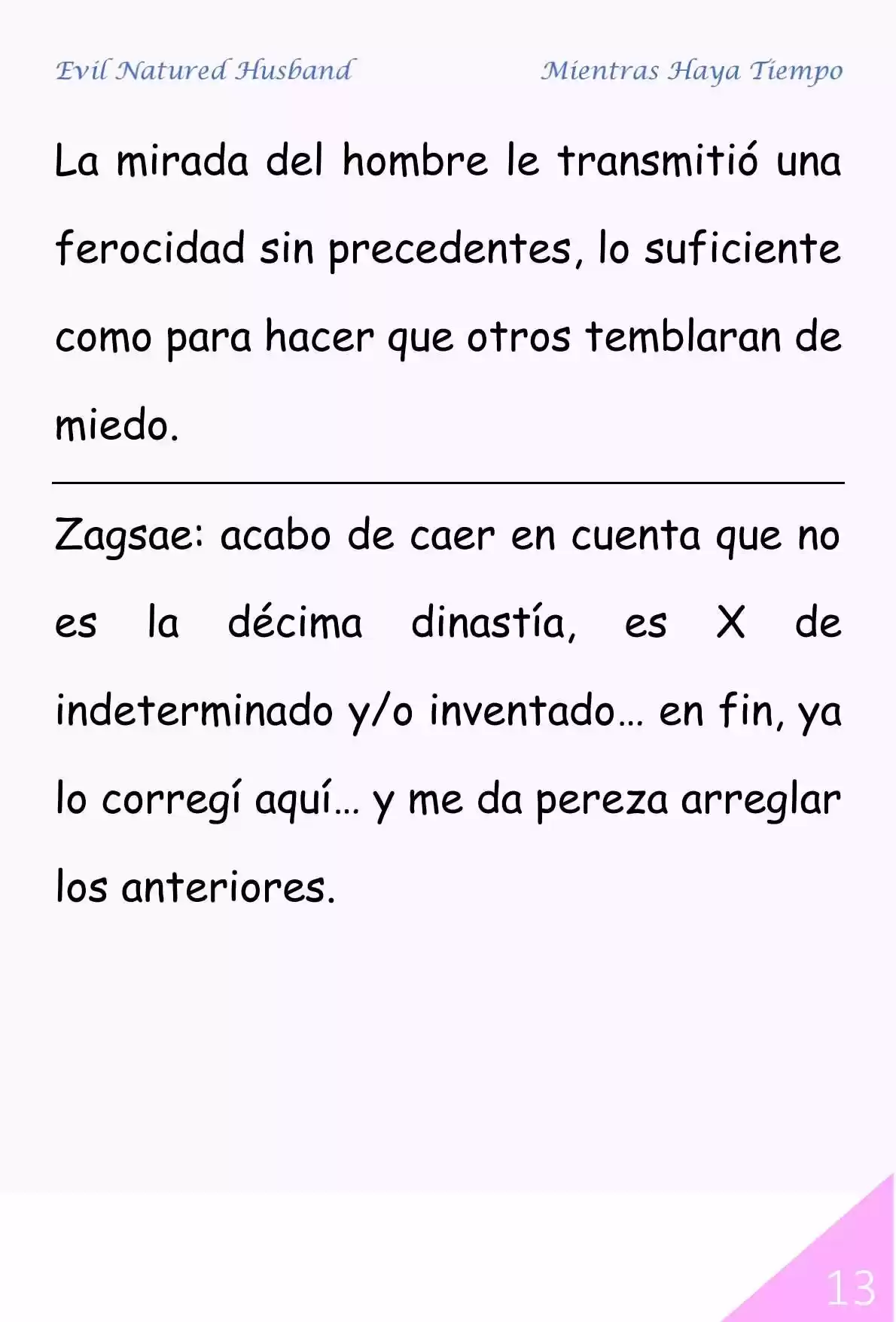 Evil Natured Husband (Novela) - Capítulo 34 - Página 13 - LectorTMOo
