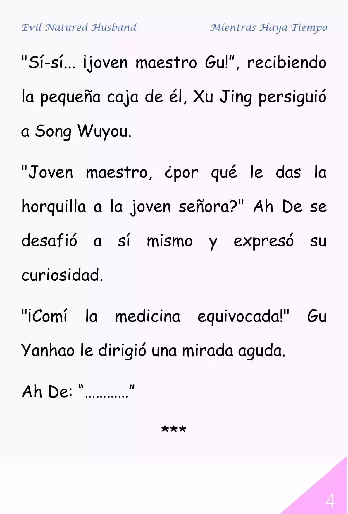 Evil Natured Husband (Novela) - Capítulo 35 - Página 4 - LectorTMOo