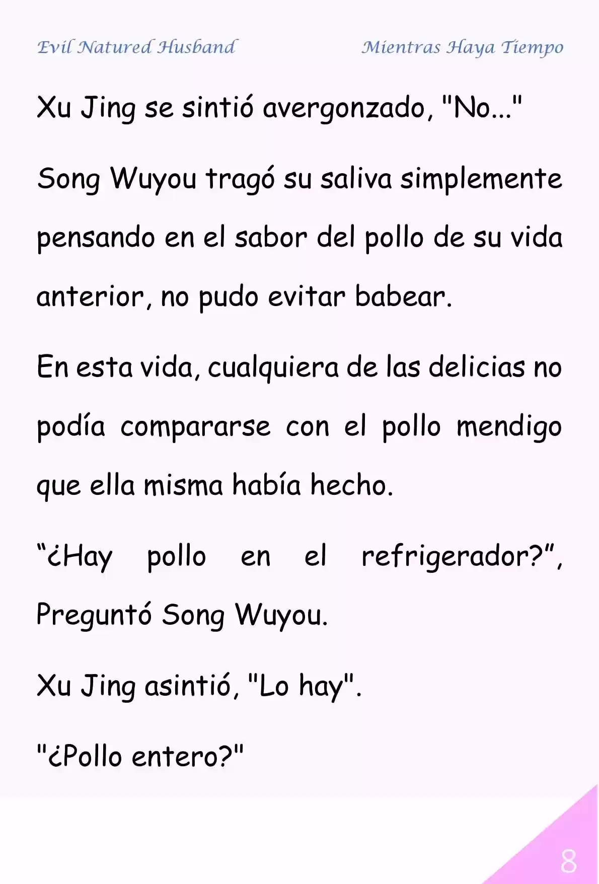 Evil Natured Husband (Novela) - Capítulo 35 - Página 8 - LectorTMOo