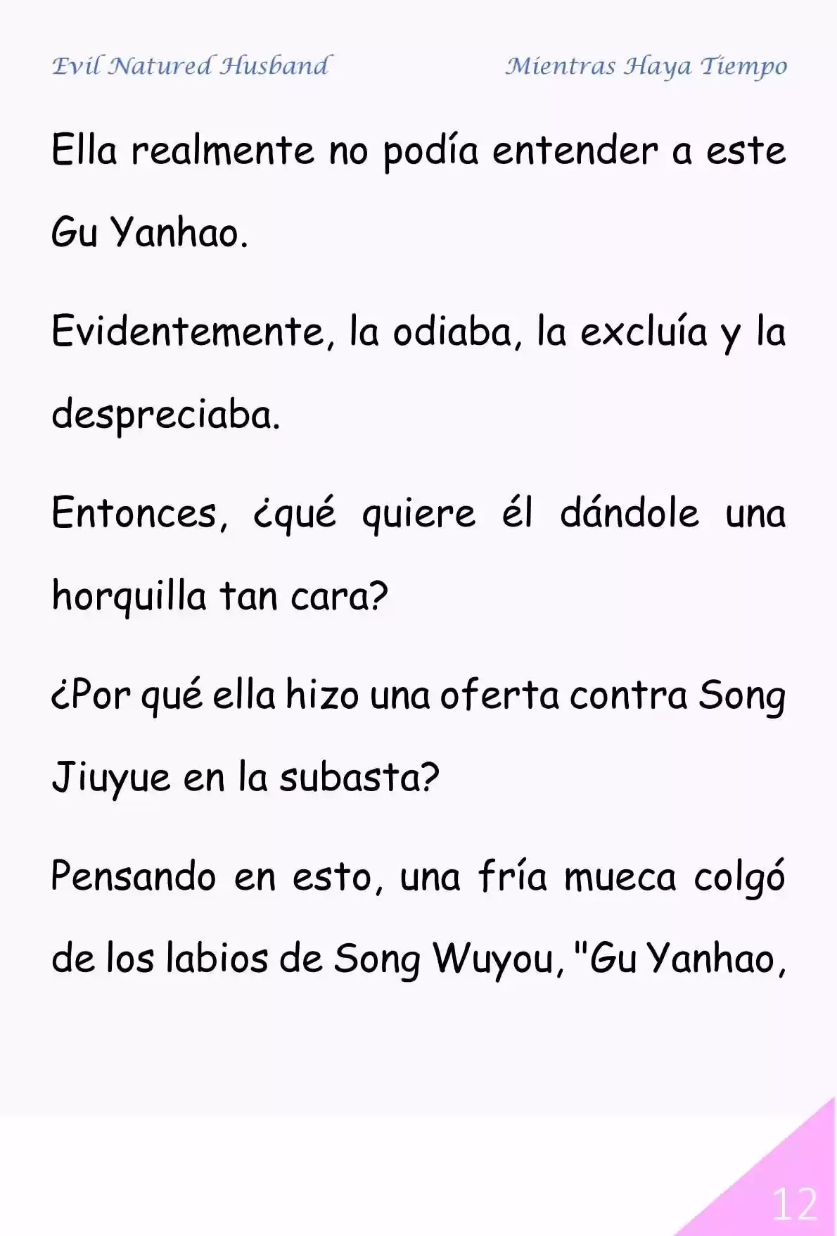 Evil Natured Husband (Novela) - Capítulo 35 - Página 12 - LectorTMOo