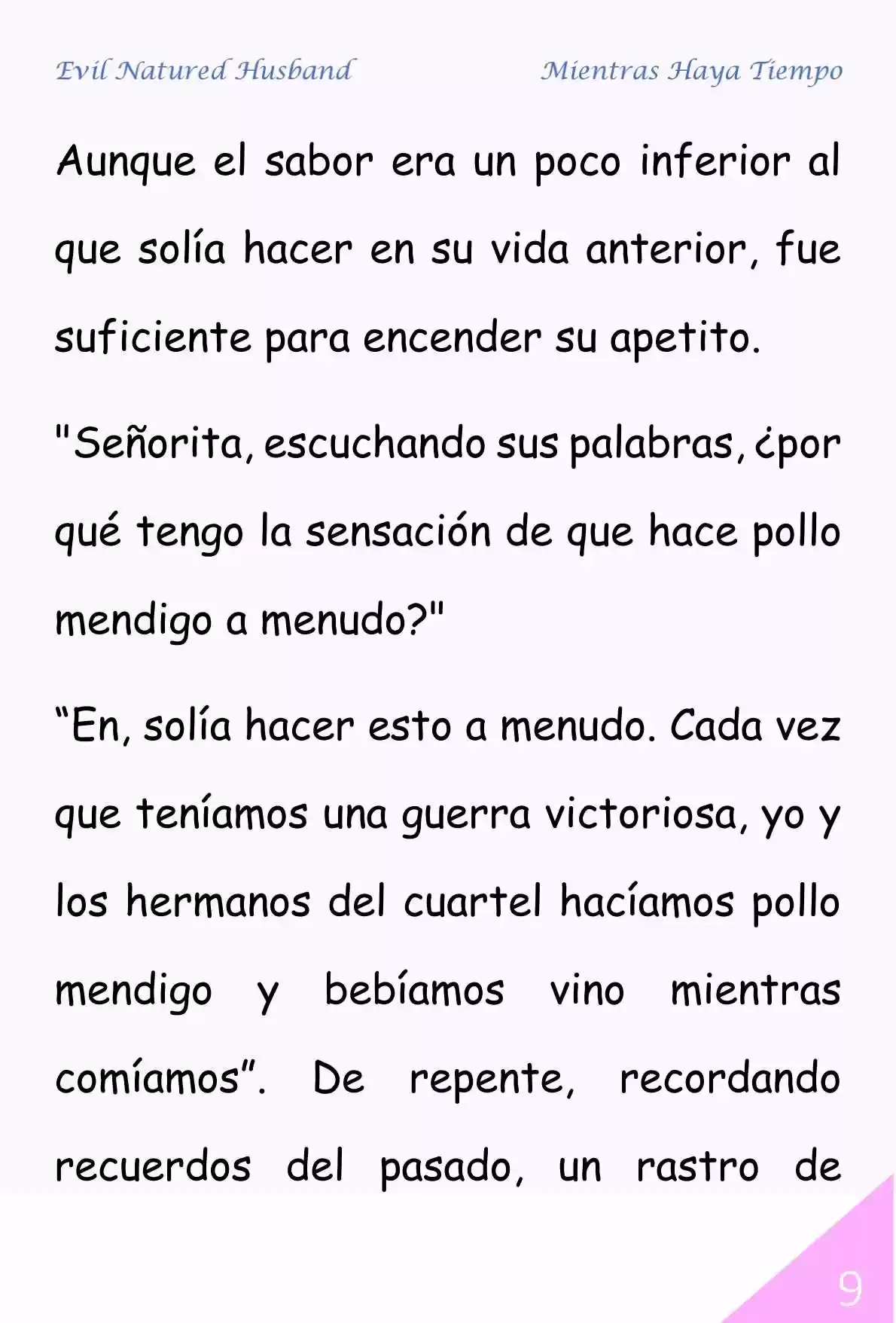 Evil Natured Husband (Novela) - Capítulo 36 - Página 9 - LectorTMOo