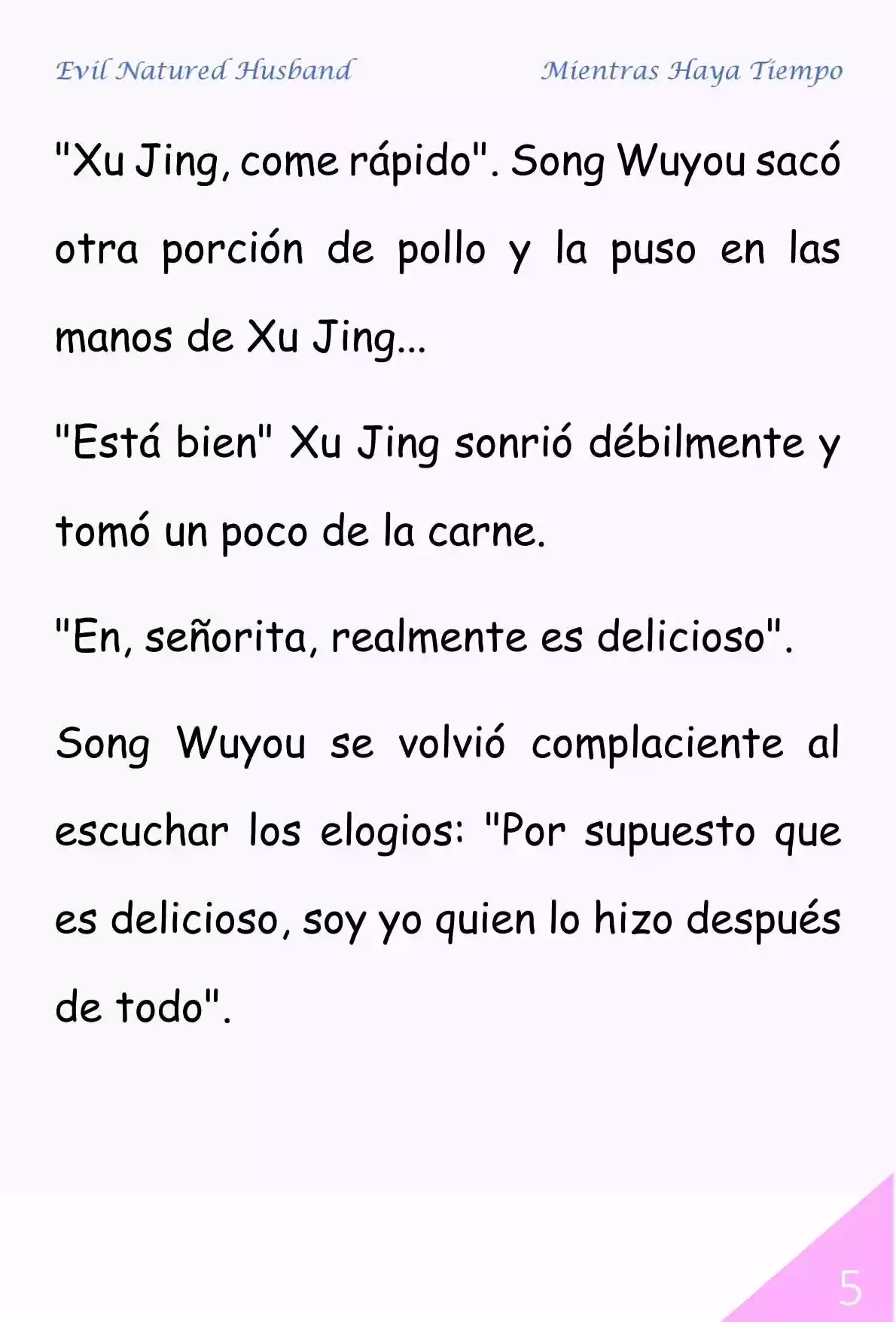 Evil Natured Husband (Novela) - Capítulo 37 - Página 5 - LectorTMOo