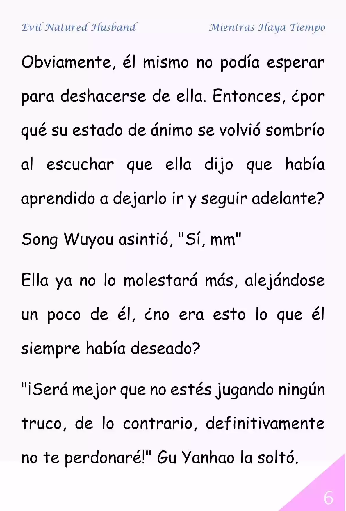 Evil Natured Husband (Novela) - Capítulo 38 - Página 6 - LectorTMOo