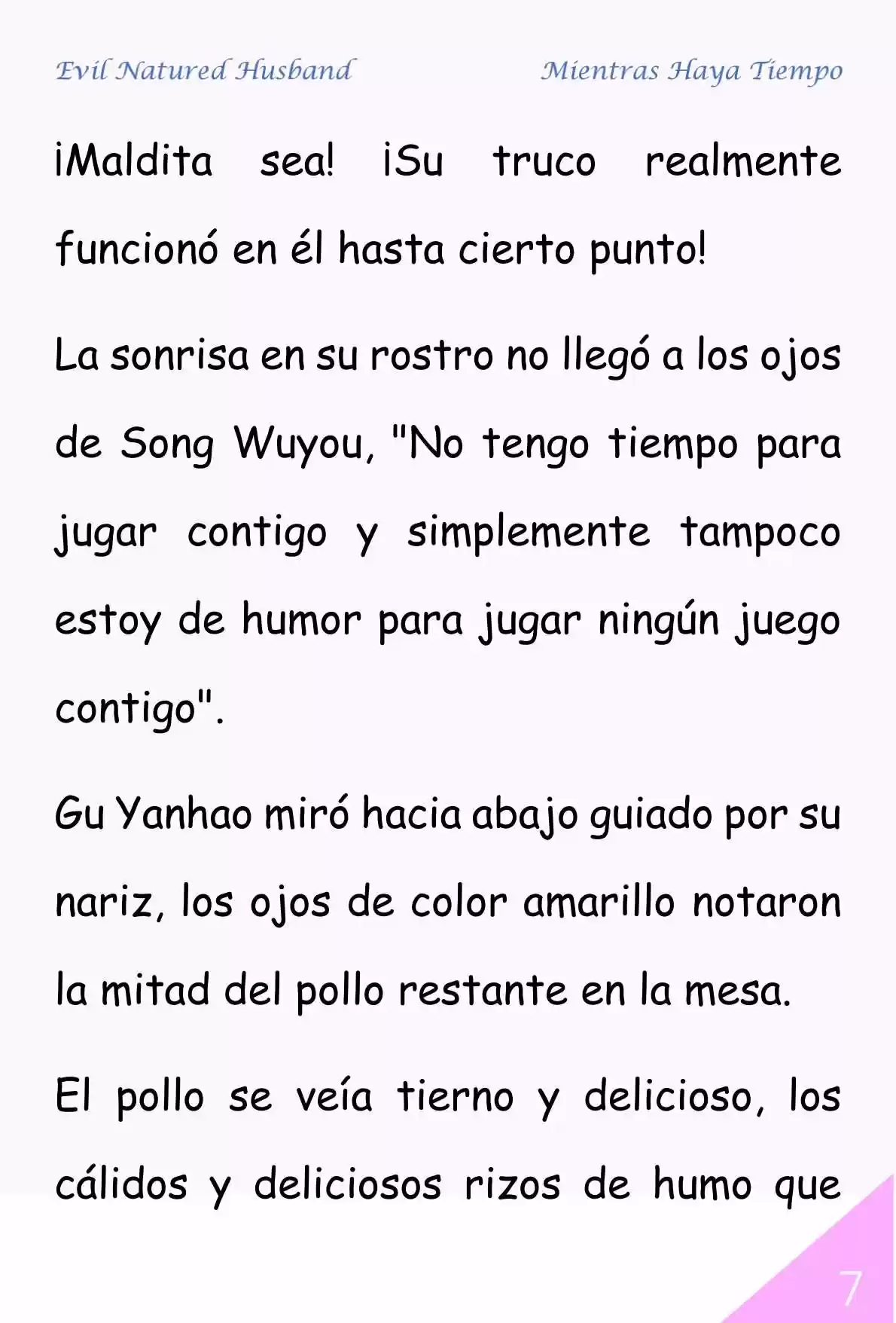 Evil Natured Husband (Novela) - Capítulo 38 - Página 7 - LectorTMOo