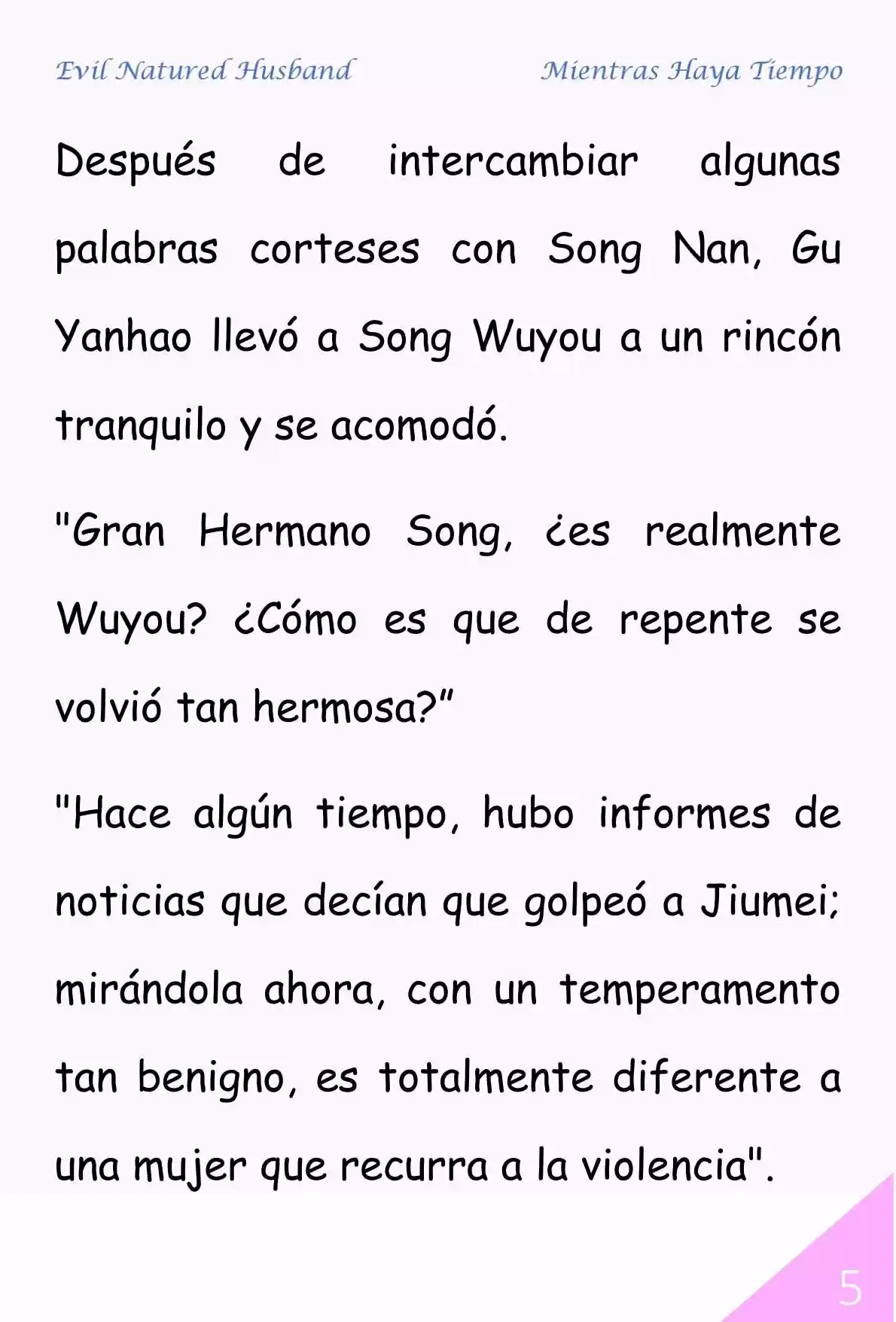 Evil Natured Husband (Novela) - Capítulo 41 - Página 5 - LectorTMOo