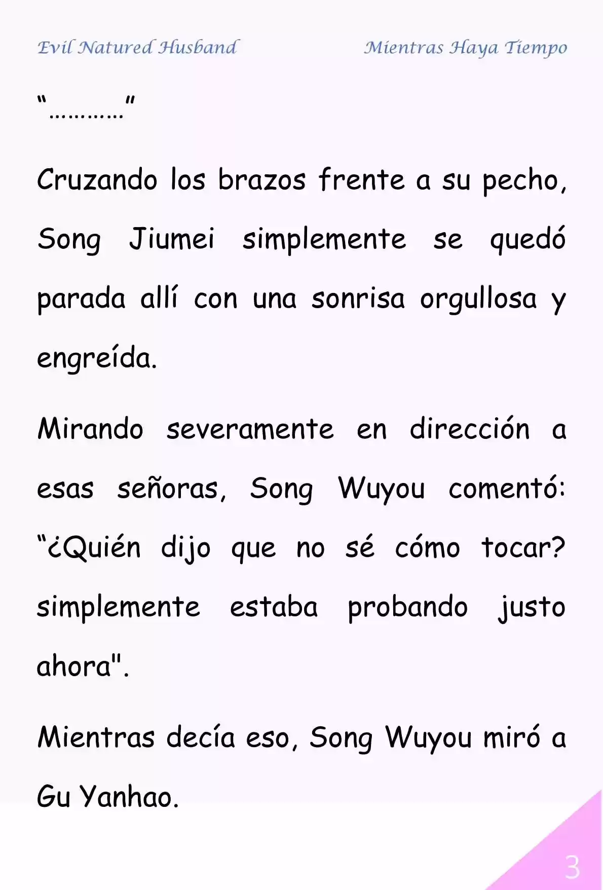 Evil Natured Husband (Novela) - Capítulo 46 - Página 3 - LectorTMOo
