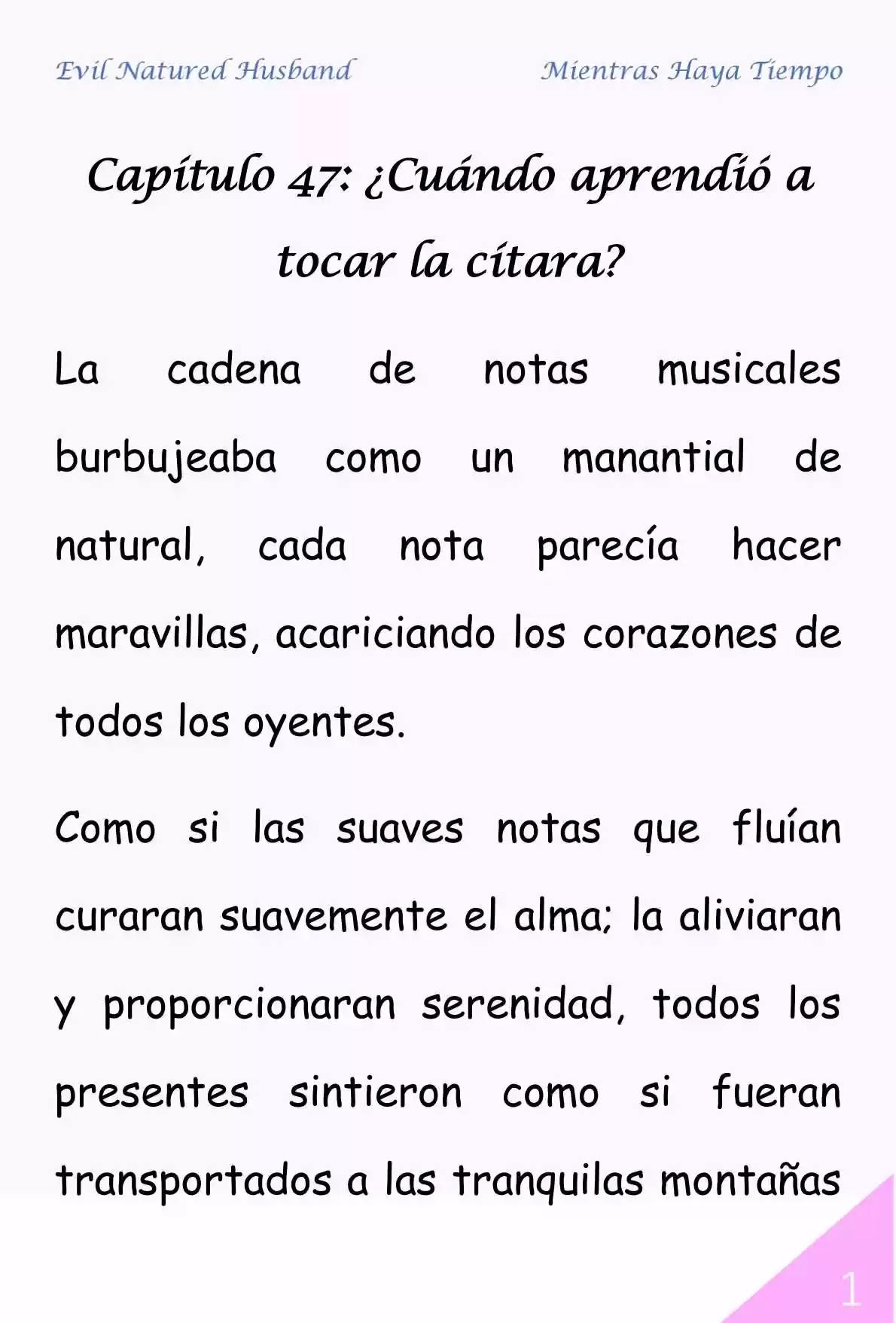 Evil Natured Husband (Novela) - Capítulo 47 - Página 1 - LectorTMOo