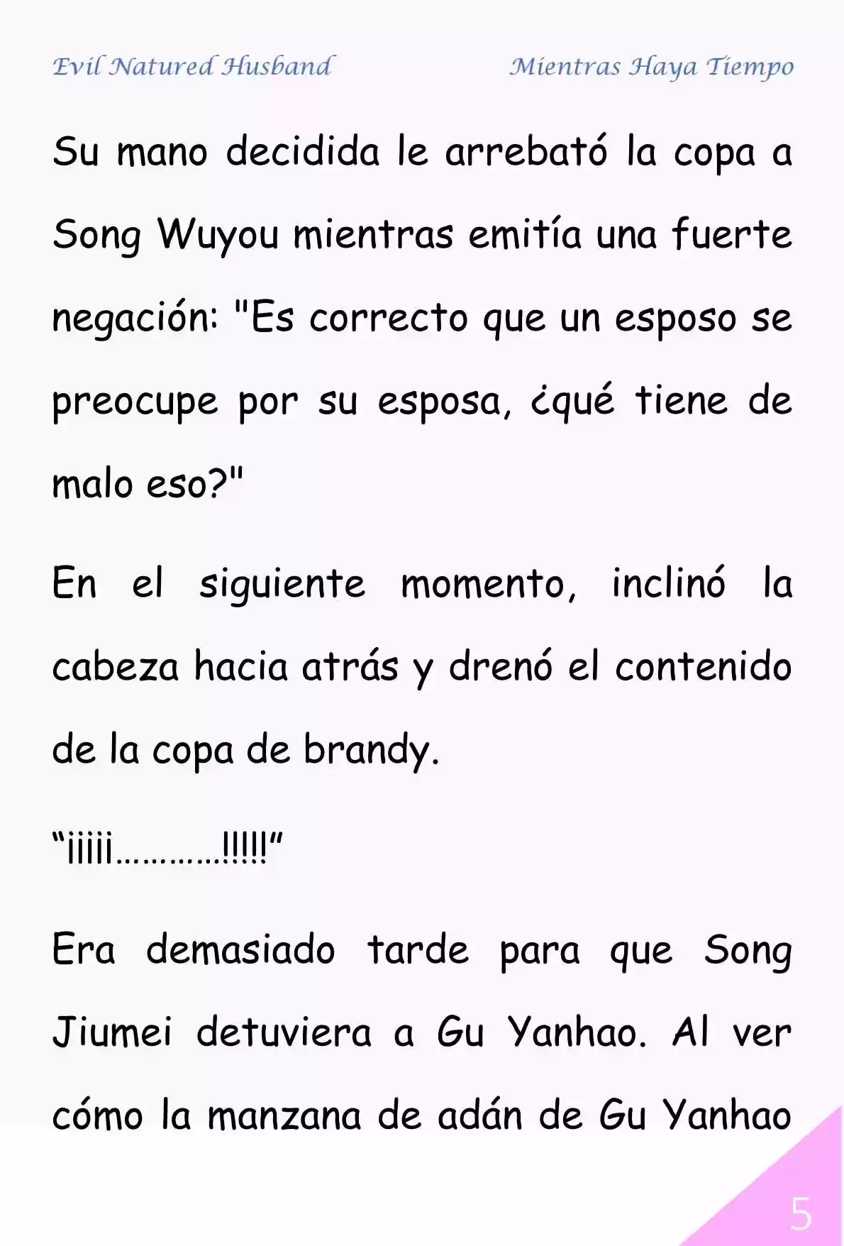 Evil Natured Husband (Novela) - Capítulo 49 - Página 5 - LectorTMOo