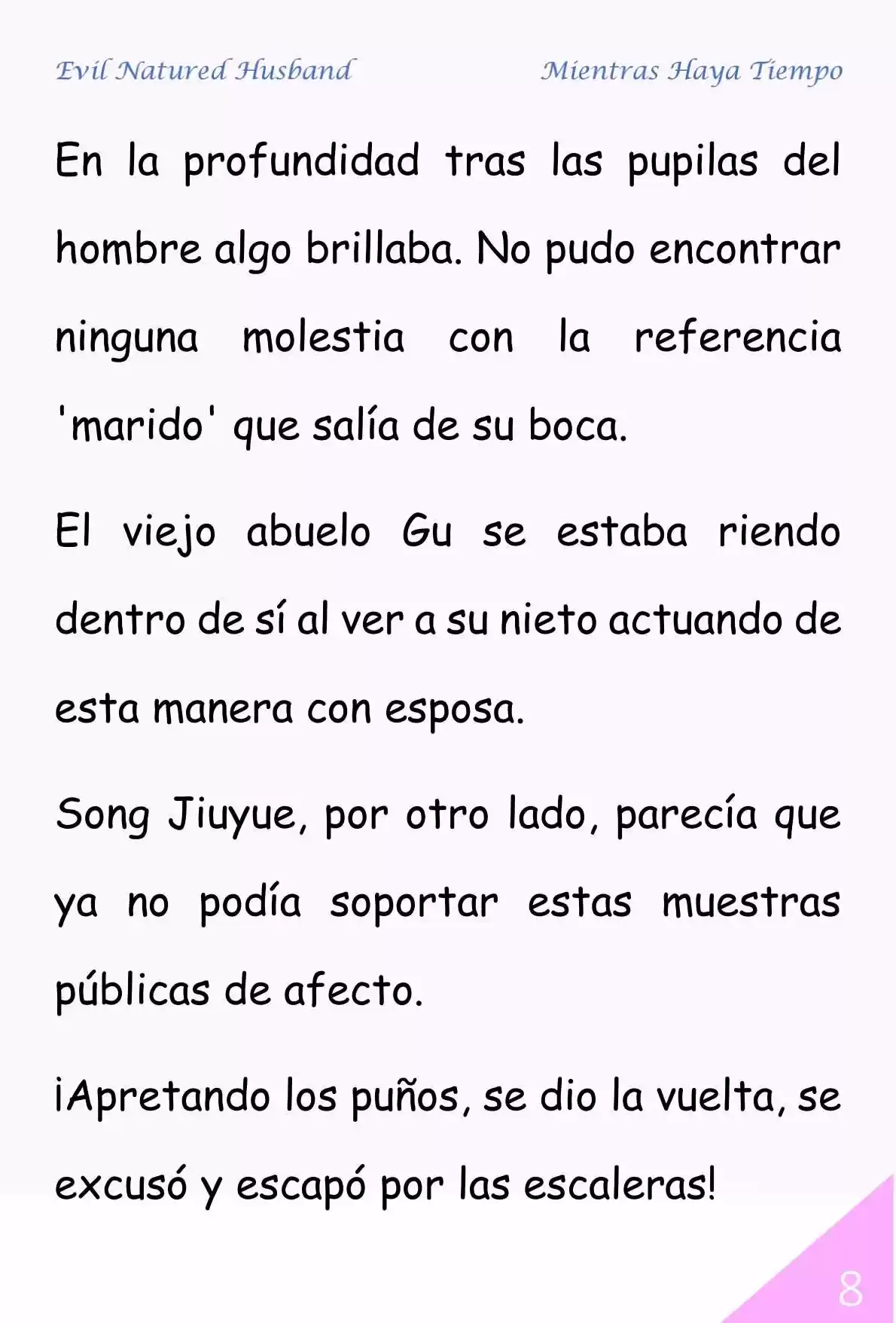 Evil Natured Husband (Novela) - Capítulo 49 - Página 8 - LectorTMOo