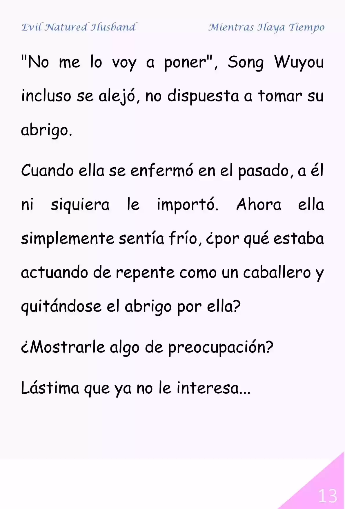 Evil Natured Husband (Novela) - Capítulo 50 - Página 13 - LectorTMOo