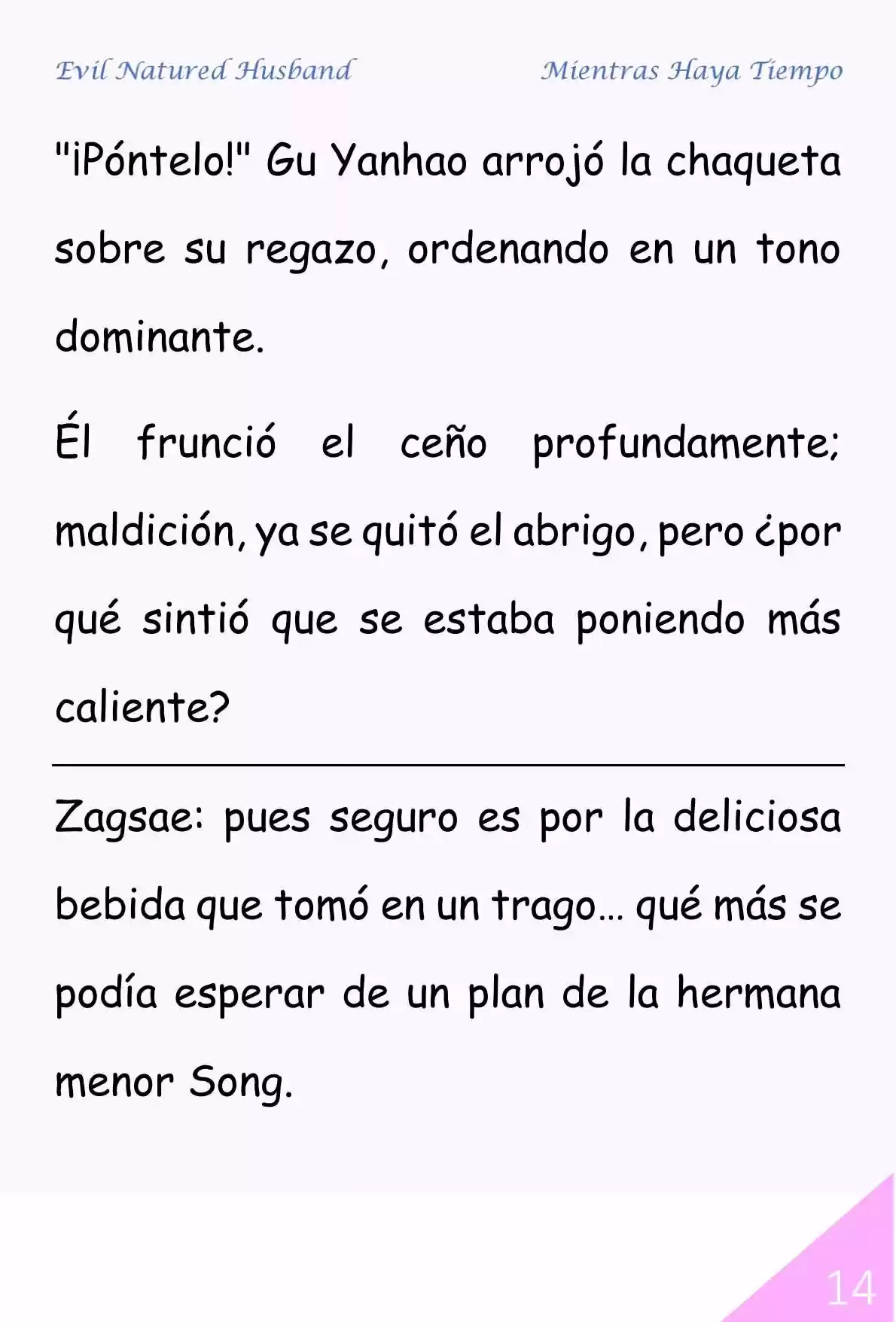 Evil Natured Husband (Novela) - Capítulo 50 - Página 14 - LectorTMOo