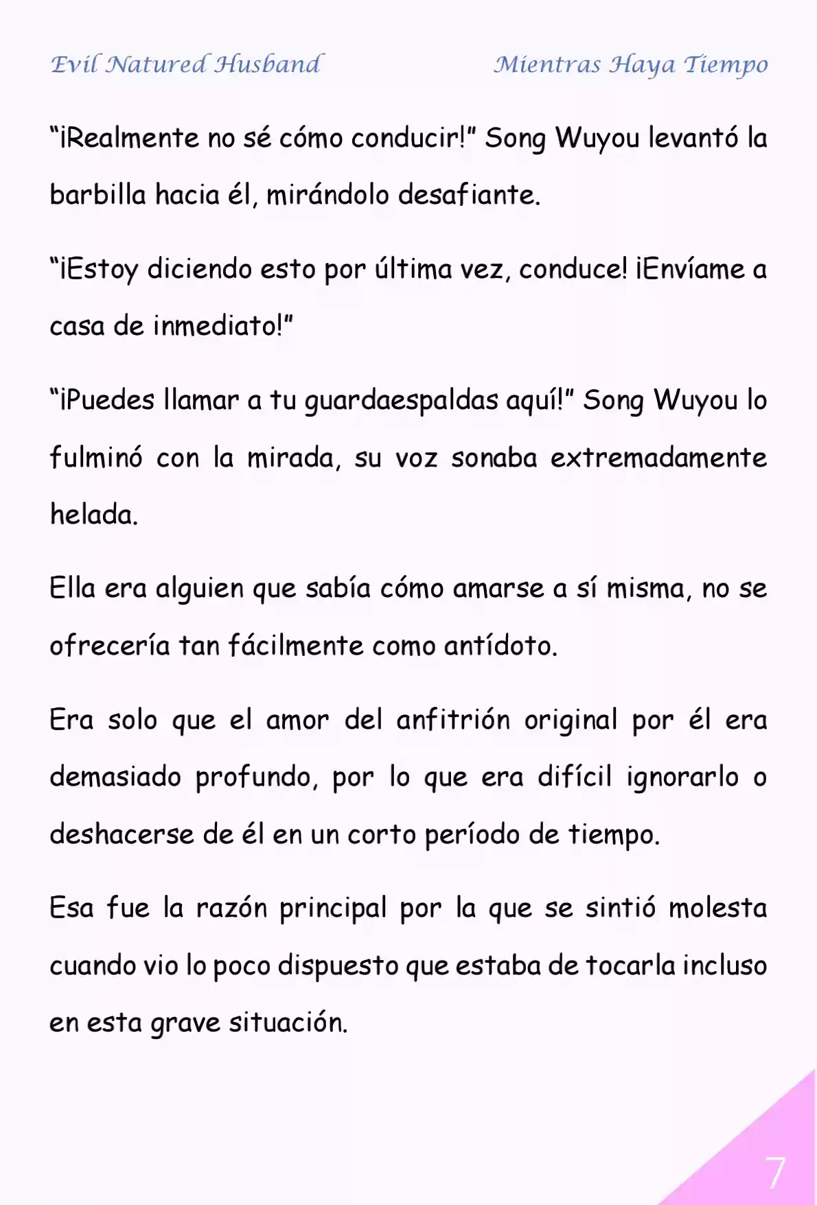 Evil Natured Husband (Novela) - Capítulo 52 - Página 7 - LectorTMOo