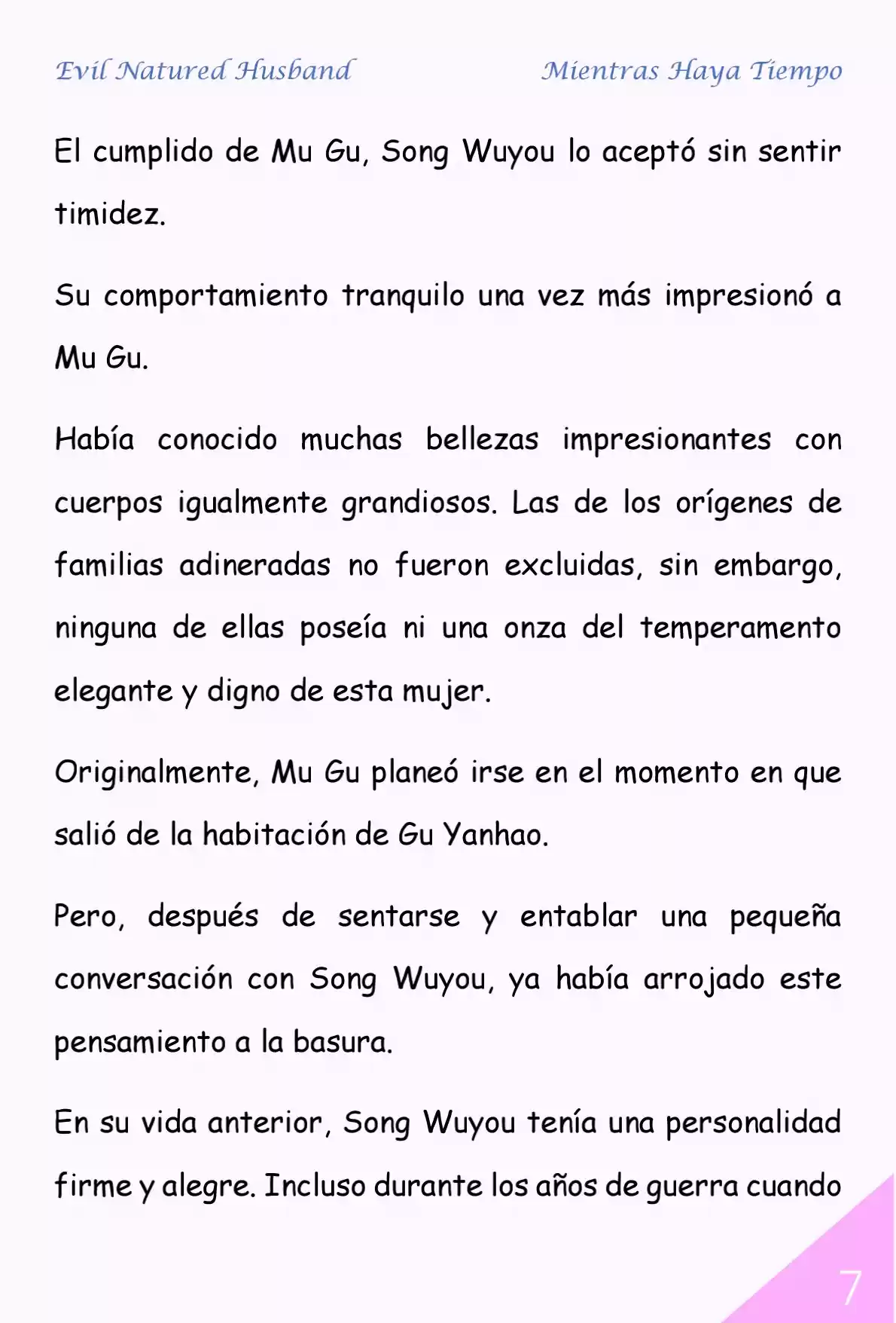 Evil Natured Husband (Novela) - Capítulo 56 - Página 7 - LectorTMOo
