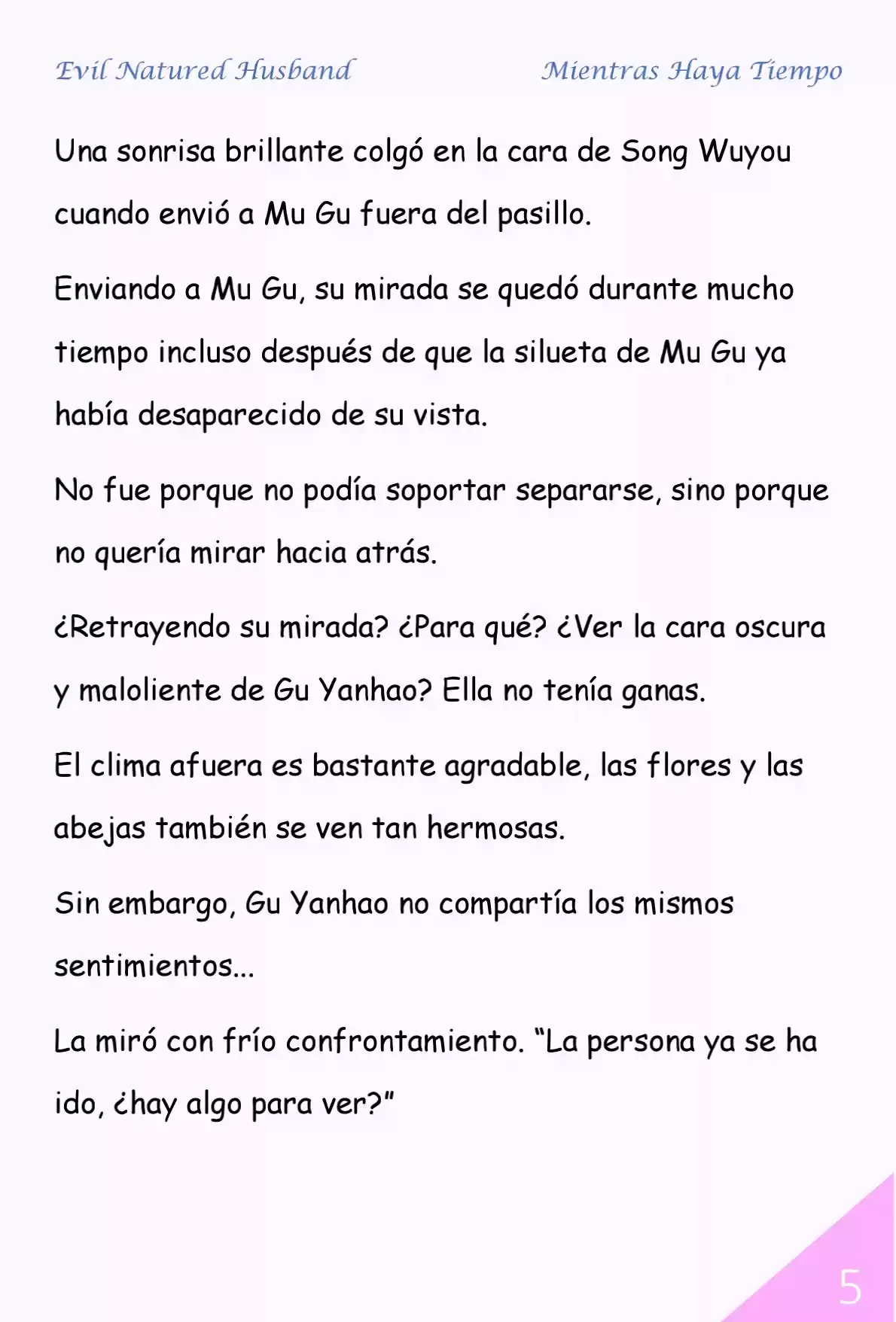 Evil Natured Husband (Novela) - Capítulo 58 - Página 5 - LectorTMOo