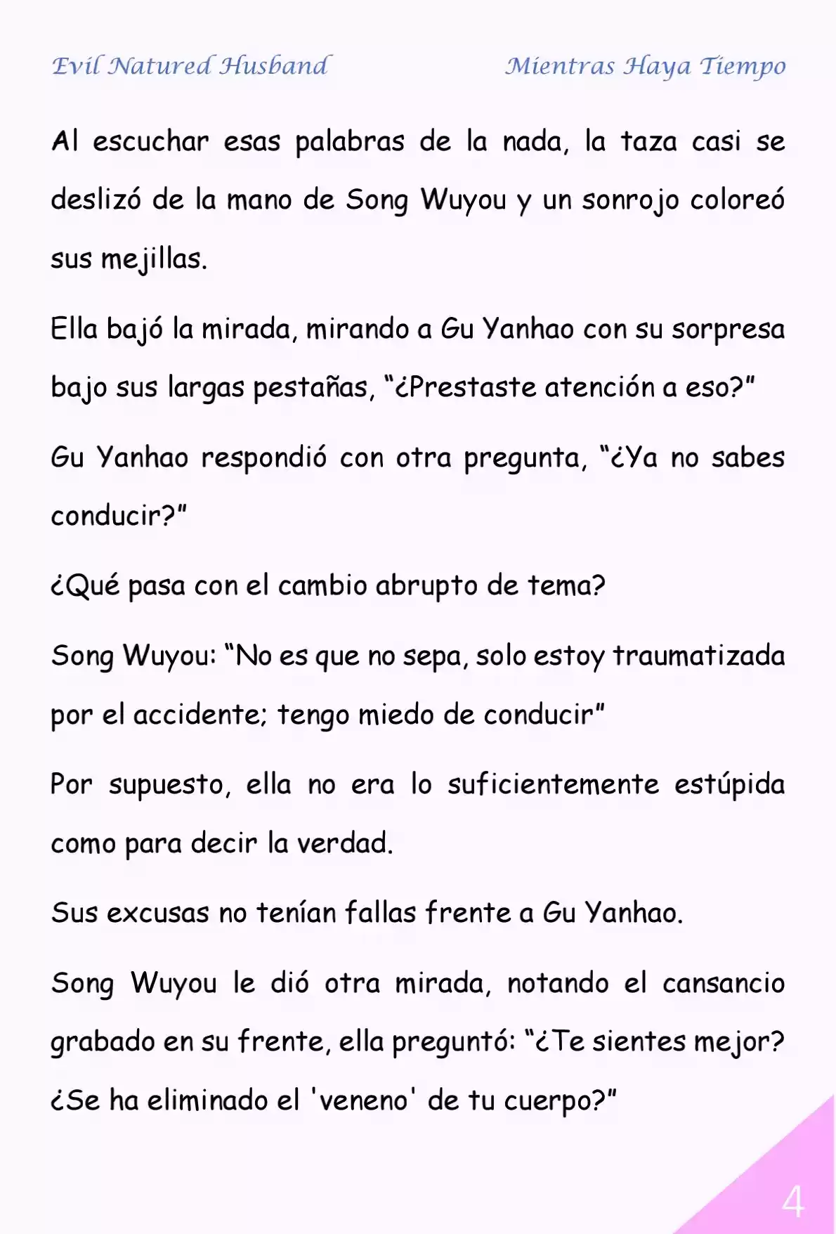 Evil Natured Husband (Novela) - Capítulo 59 - Página 4 - LectorTMOo