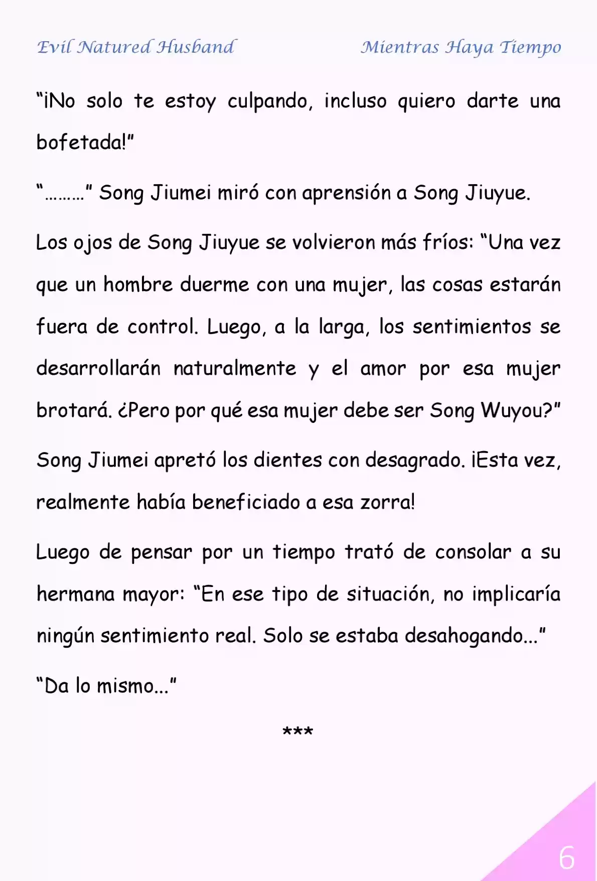 Evil Natured Husband (Novela) - Capítulo 61 - Página 6 - LectorTMOo