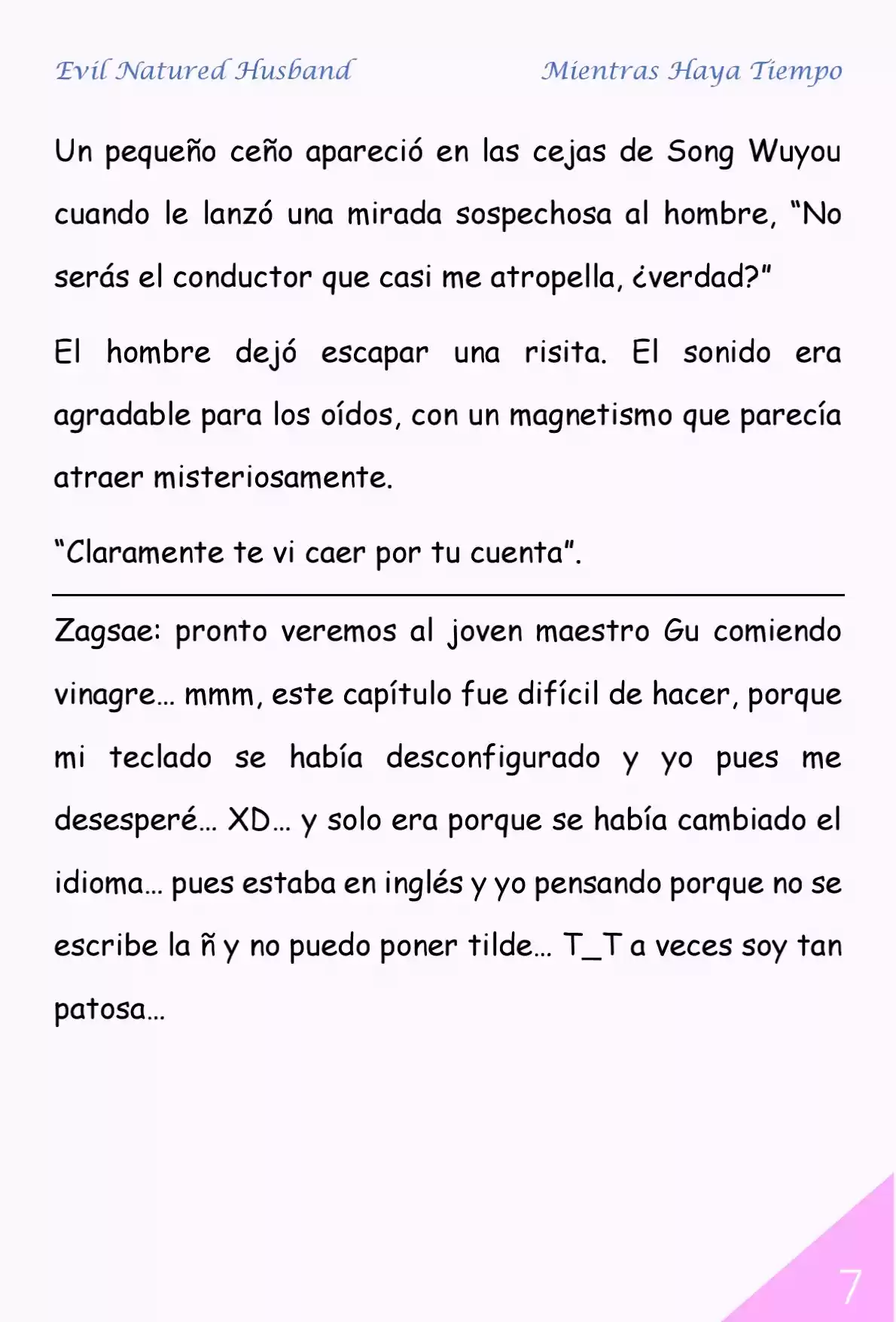 Evil Natured Husband (Novela) - Capítulo 62 - Página 7 - LectorTMOo