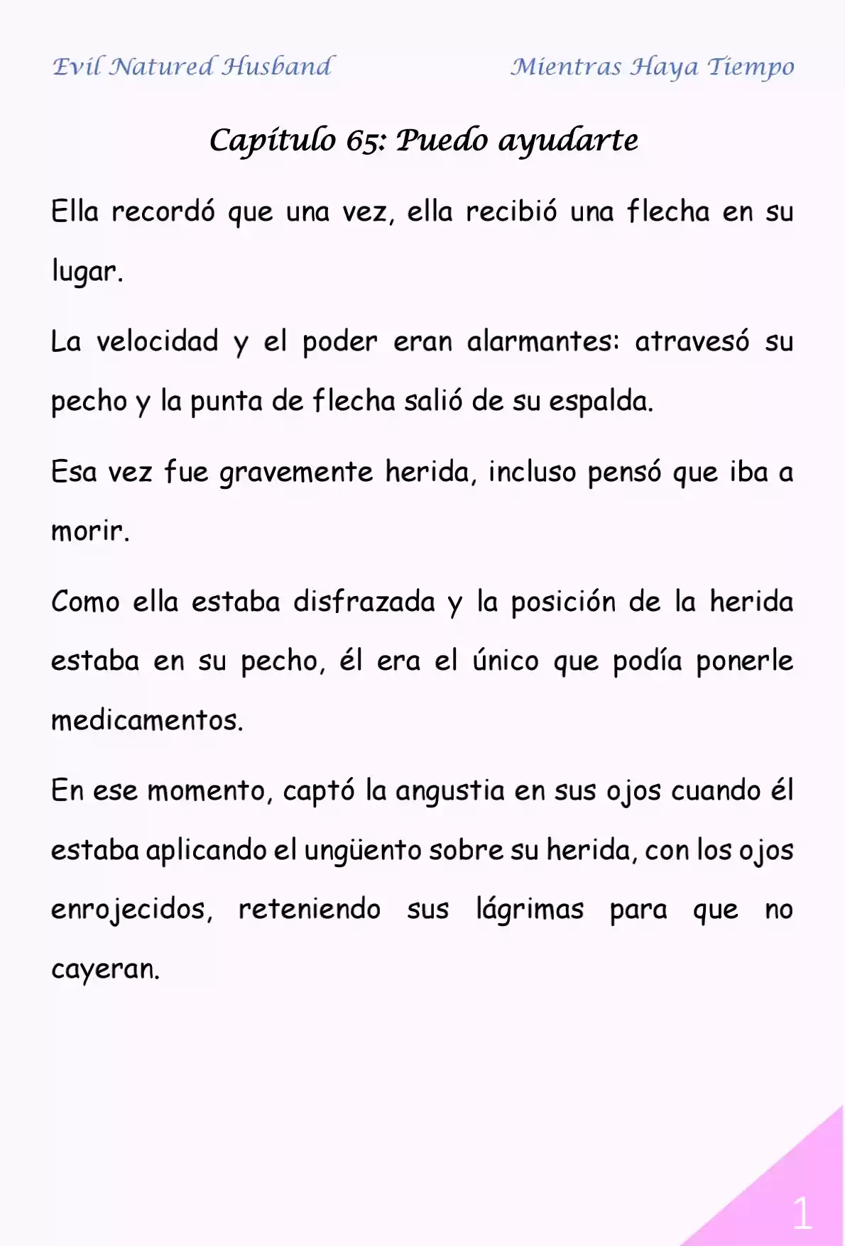 Evil Natured Husband (Novela) - Capítulo 65 - Página 1 - LectorTMOo