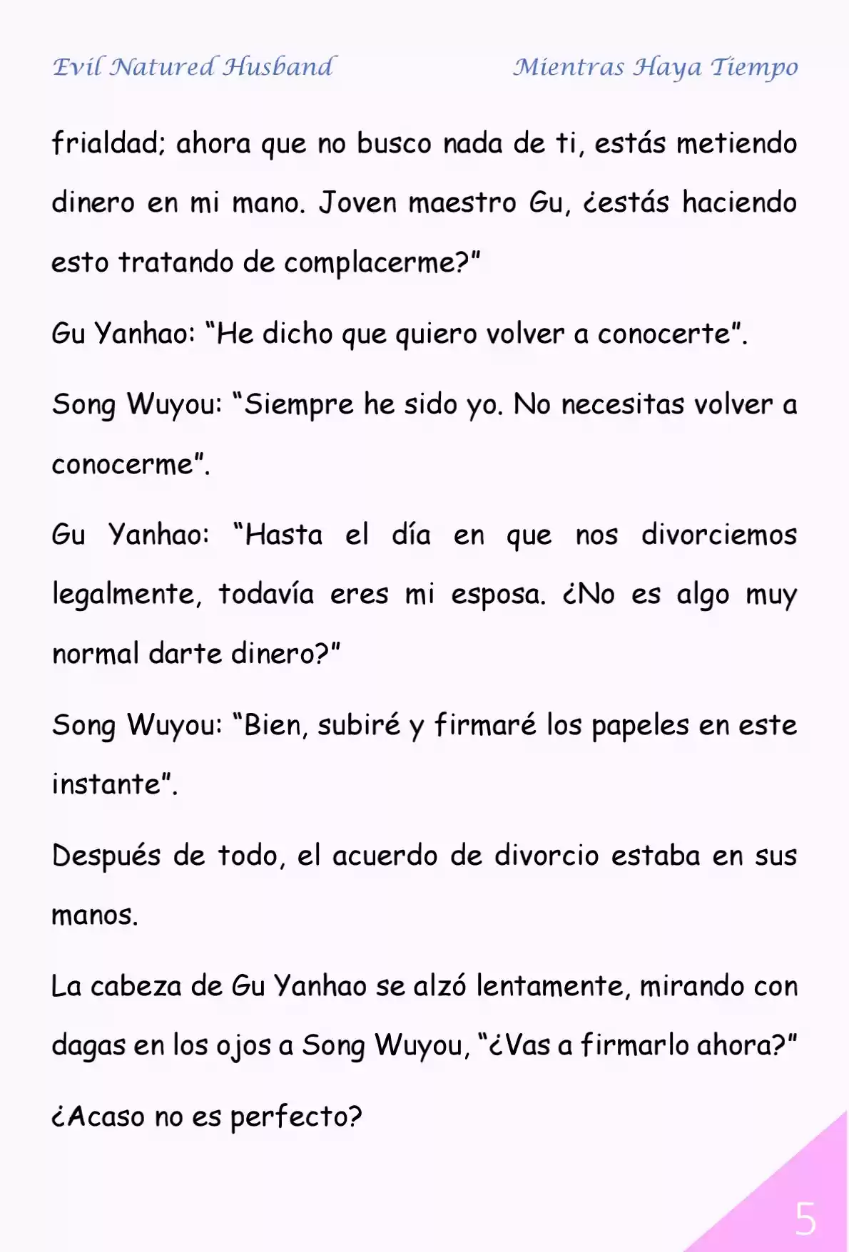 Evil Natured Husband (Novela) - Capítulo 66 - Página 5 - LectorTMOo