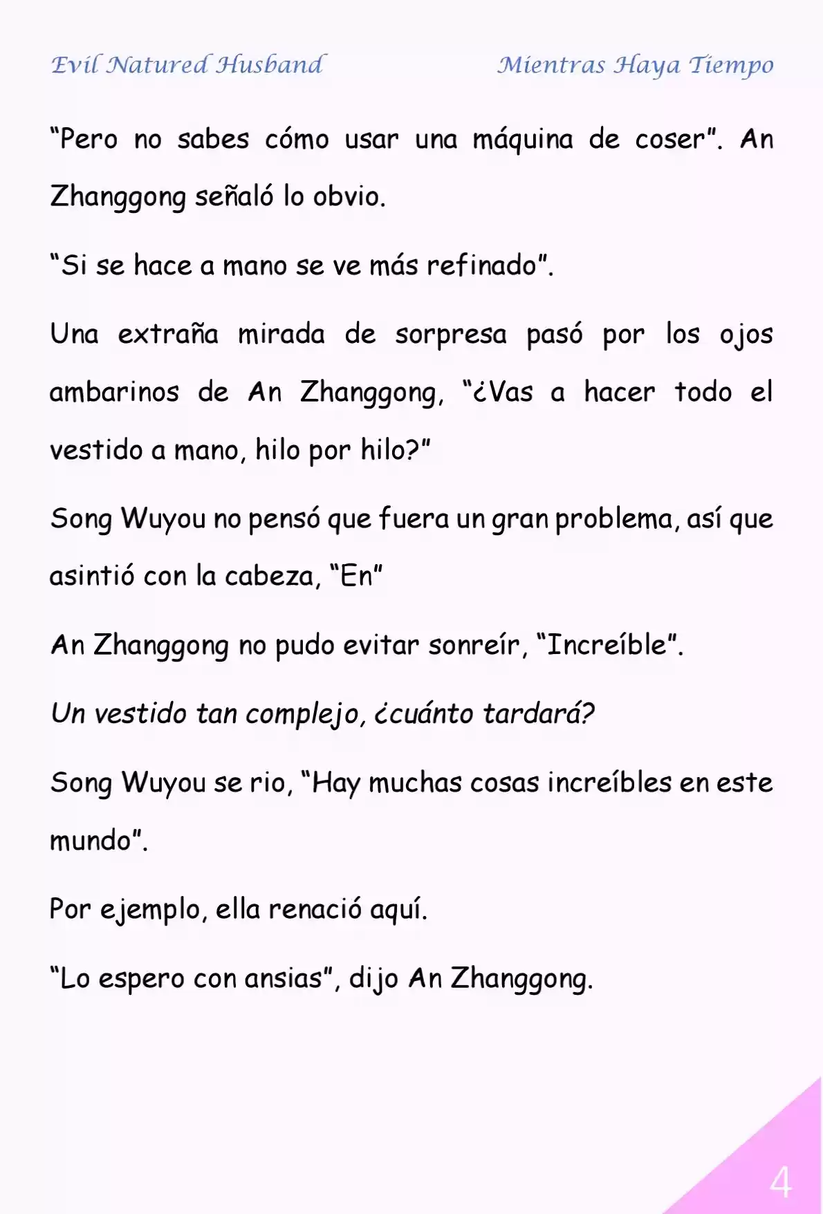 Evil Natured Husband (Novela) - Capítulo 71 - Página 4 - LectorTMOo