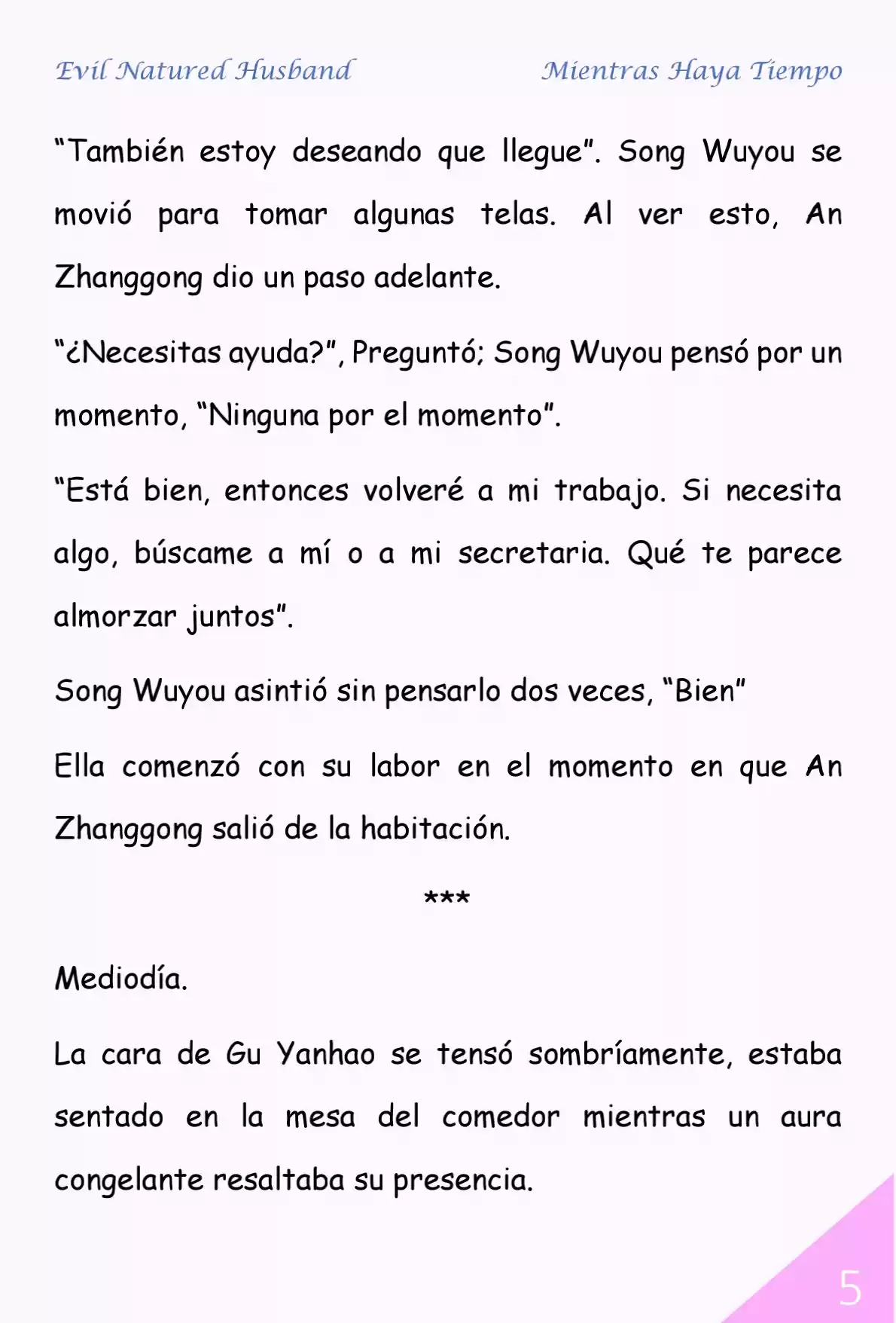 Evil Natured Husband (Novela) - Capítulo 71 - Página 5 - LectorTMOo