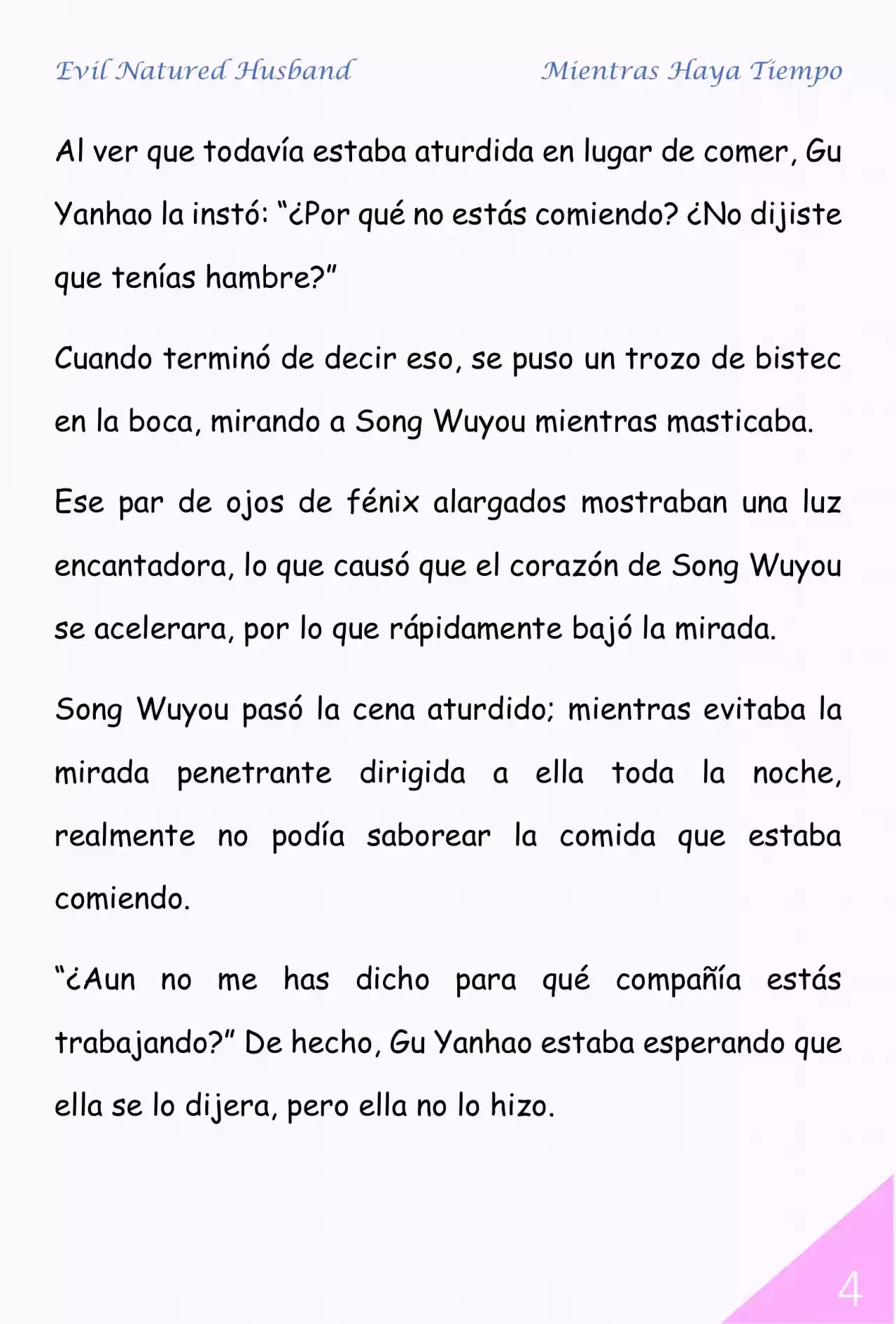 Evil Natured Husband (Novela) - Capítulo 73 - Página 4 - LectorTMOo