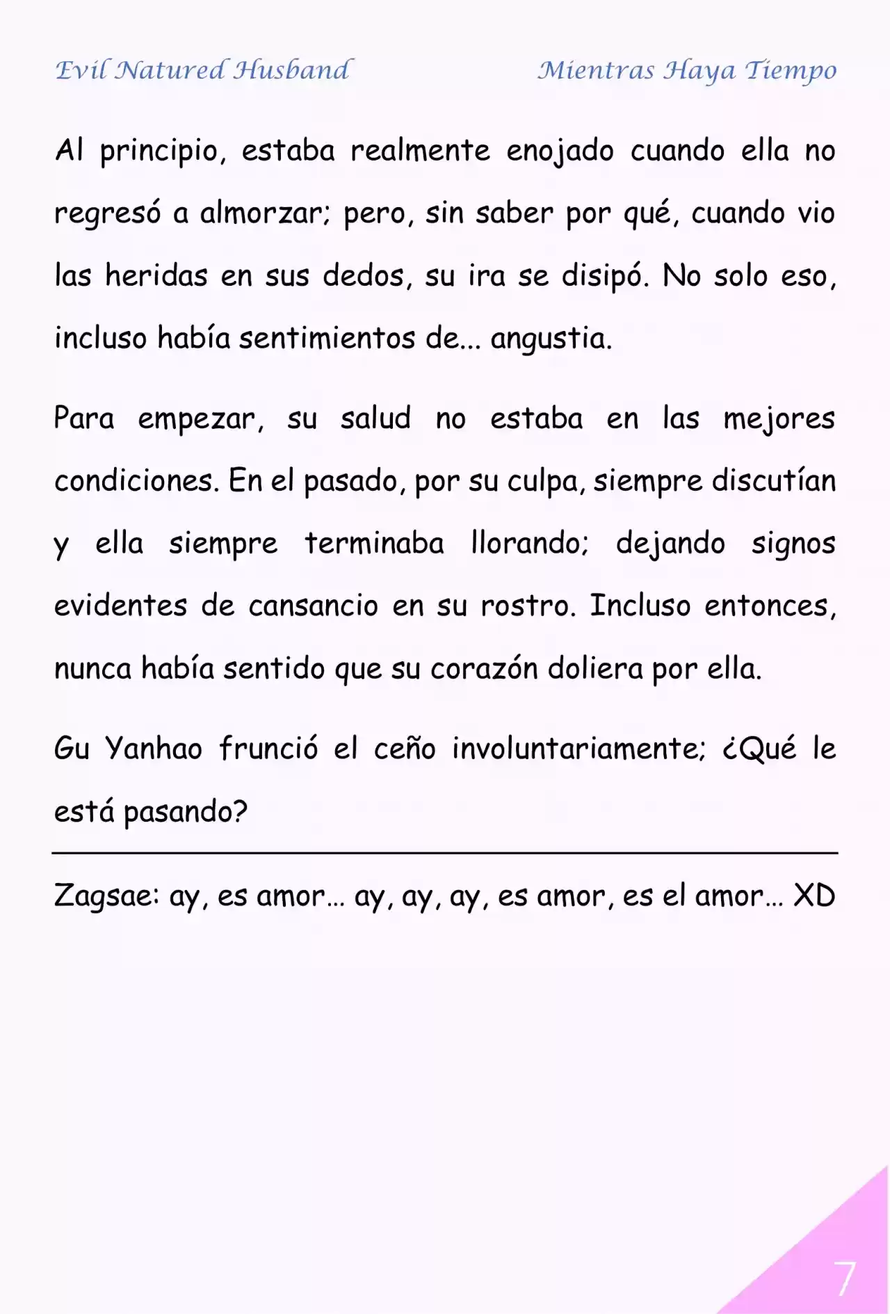 Evil Natured Husband (Novela) - Capítulo 73 - Página 7 - LectorTMOo