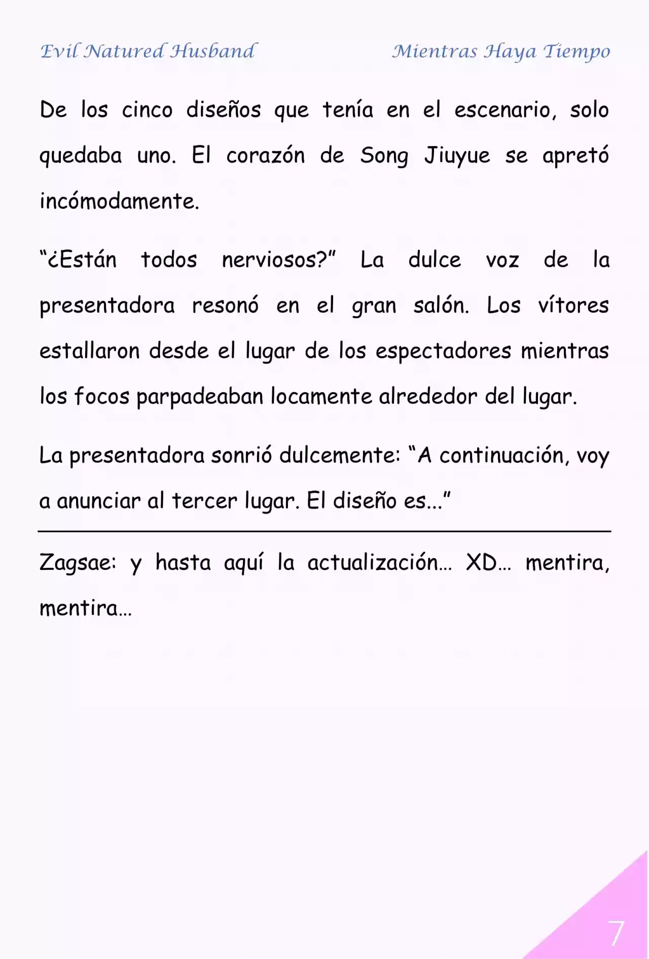 Evil Natured Husband (Novela) - Capítulo 77 - Página 7 - LectorTMOo