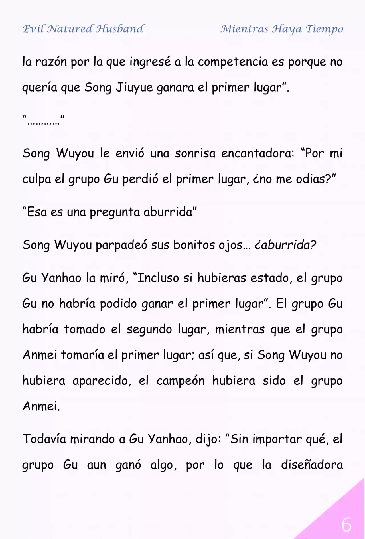 Evil Natured Husband (Novela) - Capítulo 80 - Página 6 - LectorTMOo