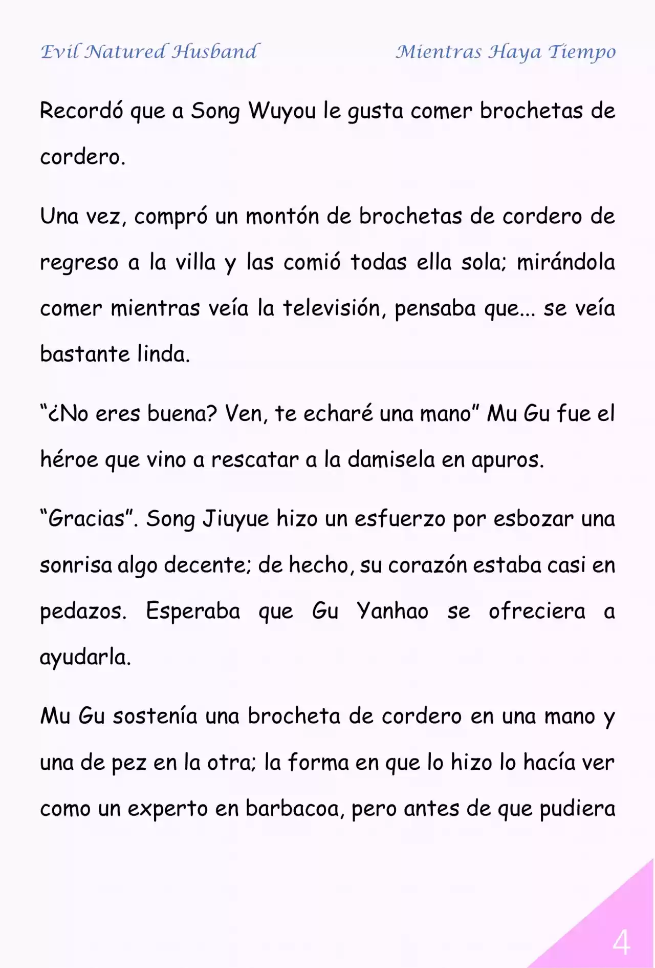 Evil Natured Husband (Novela) - Capítulo 82 - Página 4 - LectorTMOo
