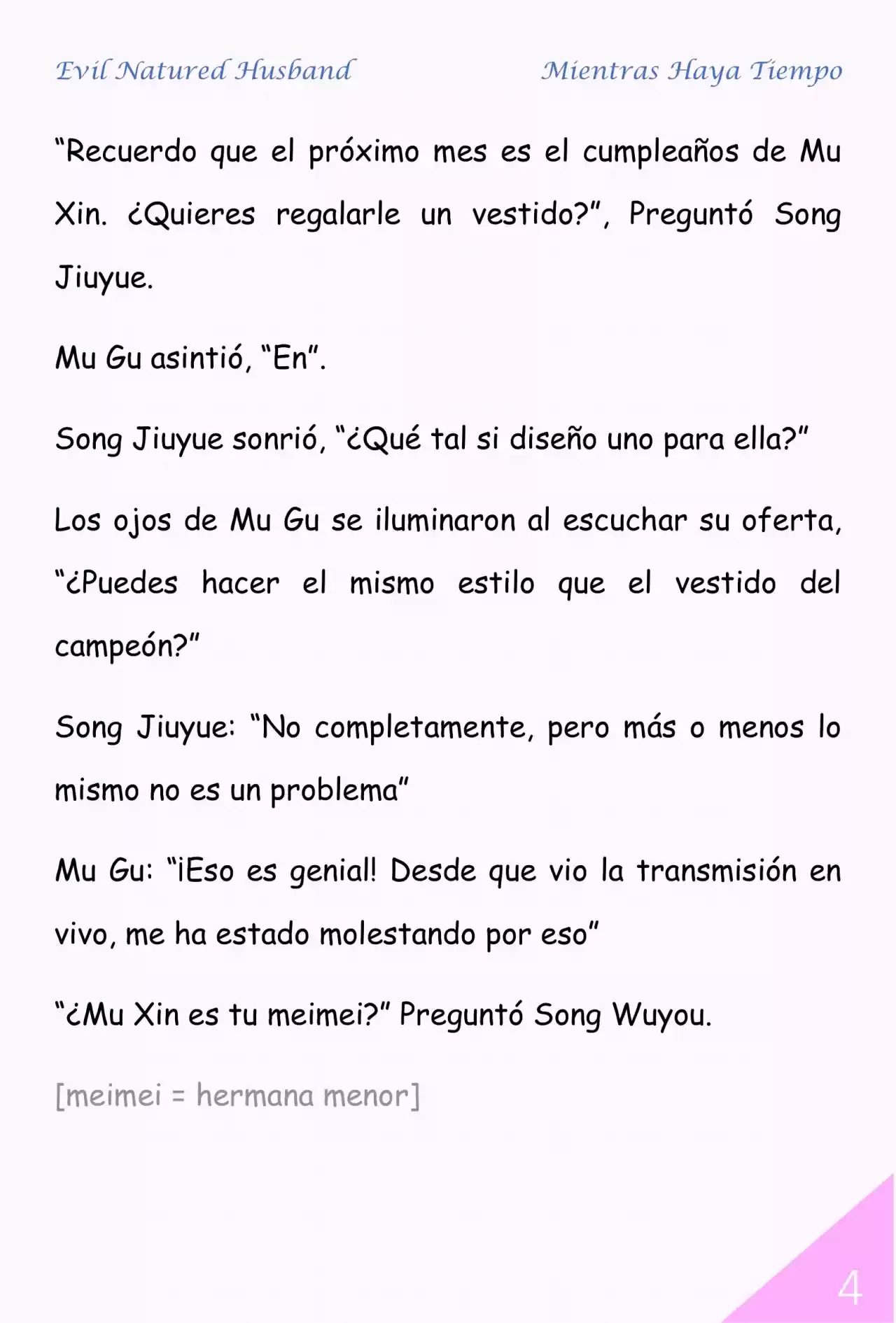 Evil Natured Husband (Novela) - Capítulo 83 - Página 4 - LectorTMOo
