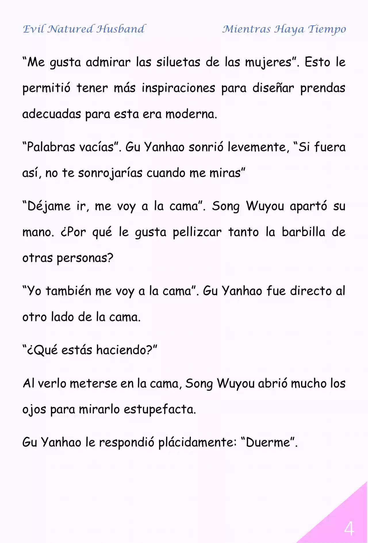 Evil Natured Husband (Novela) - Capítulo 84 - Página 4 - LectorTMOo