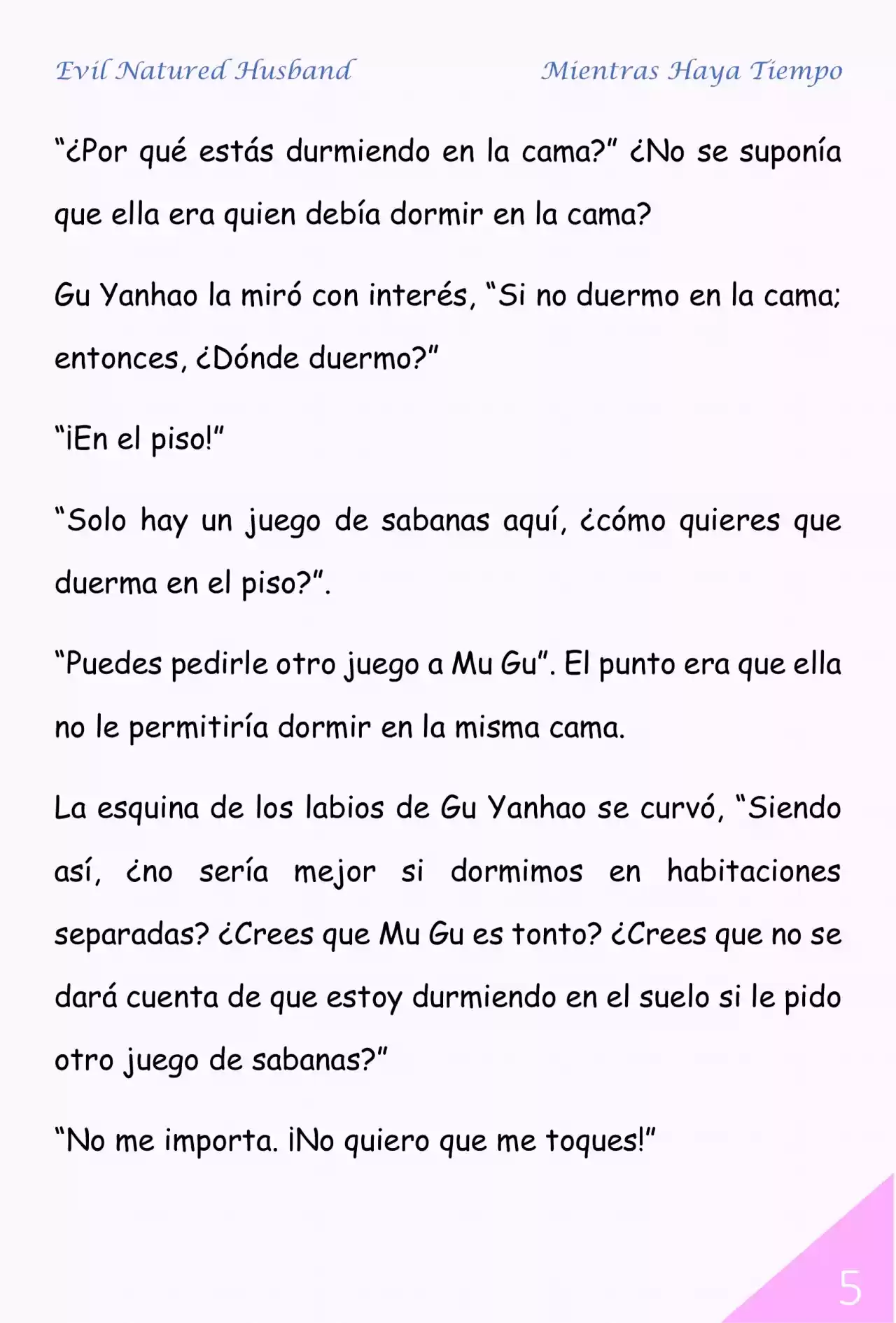 Evil Natured Husband (Novela) - Capítulo 84 - Página 5 - LectorTMOo