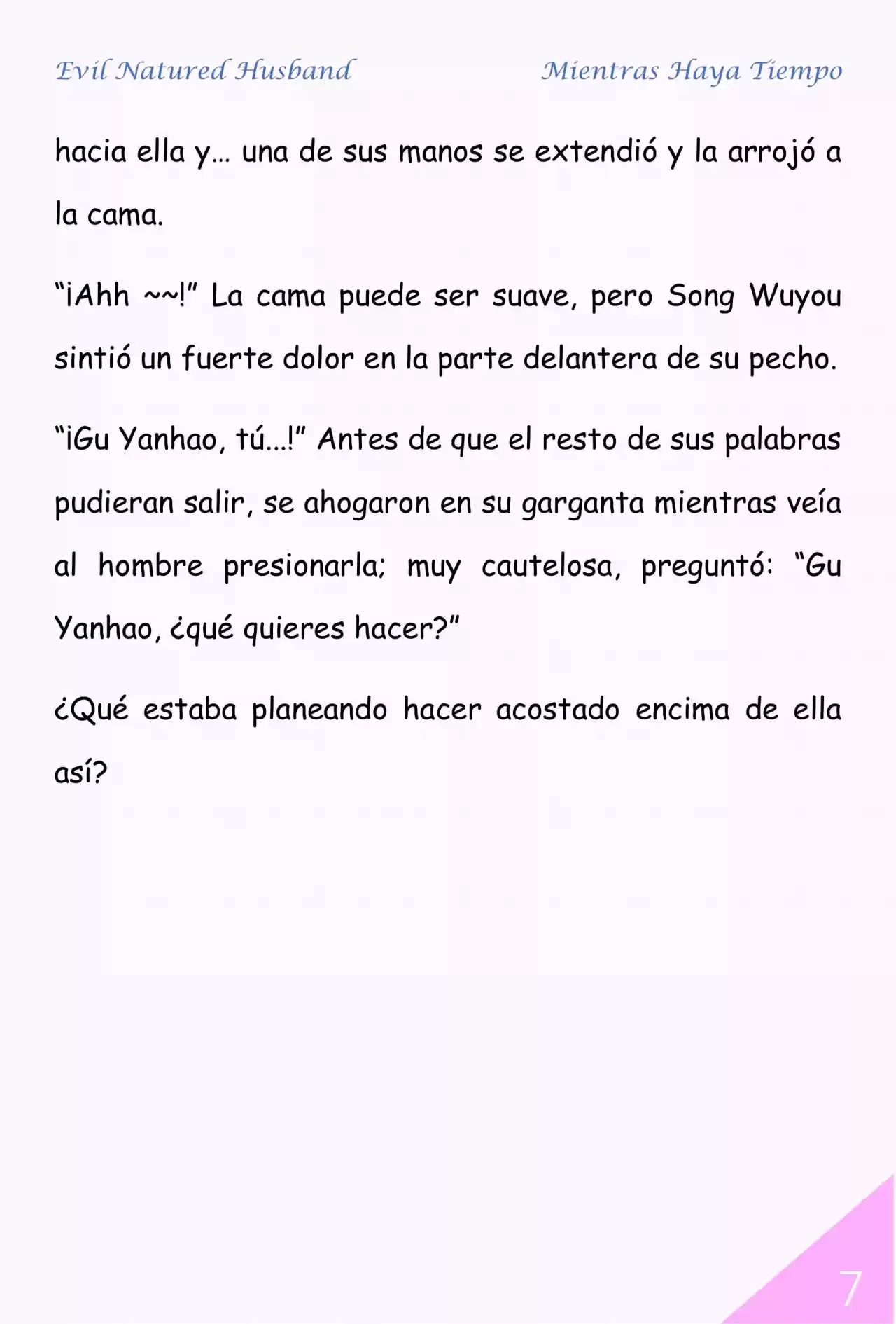Evil Natured Husband (Novela) - Capítulo 84 - Página 7 - LectorTMOo