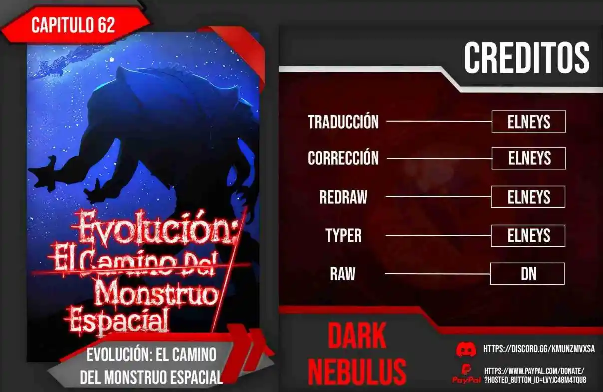 Evolución: El Camino Del Monstruo Espacial - Capítulo 62 - Página 1 - LectorTMOo