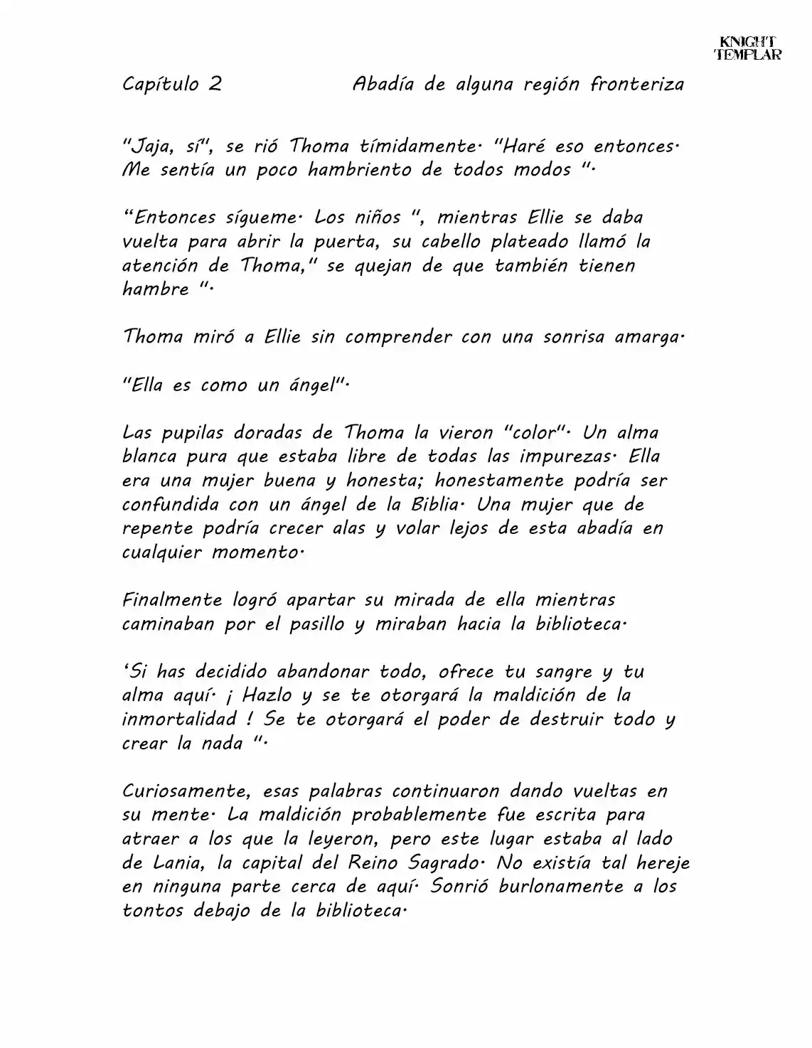 Fallen Monarch (Novela) - Capítulo 2 - Página 7 - LectorTMOo