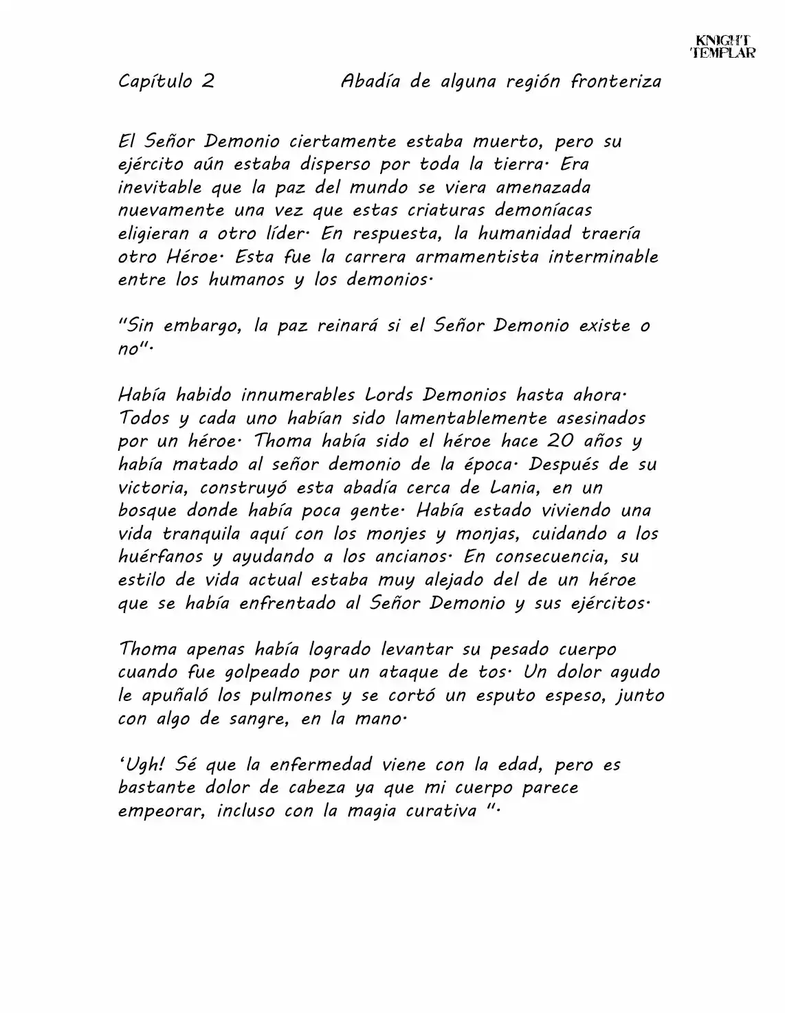 Fallen Monarch (Novela) - Capítulo 2 - Página 11 - LectorTMOo