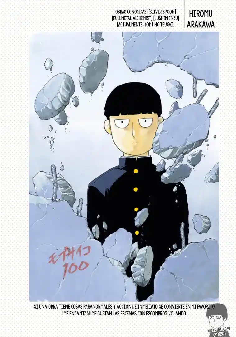 Fanbook Oficial De Mob Psycho 100 - Capítulo 1 - Página 8 - LectorTMOo