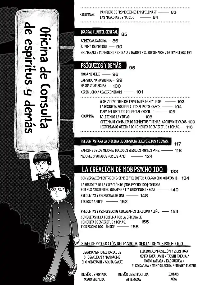 Fanbook Oficial De Mob Psycho 100 - Capítulo 1 - Página 14 - LectorTMOo