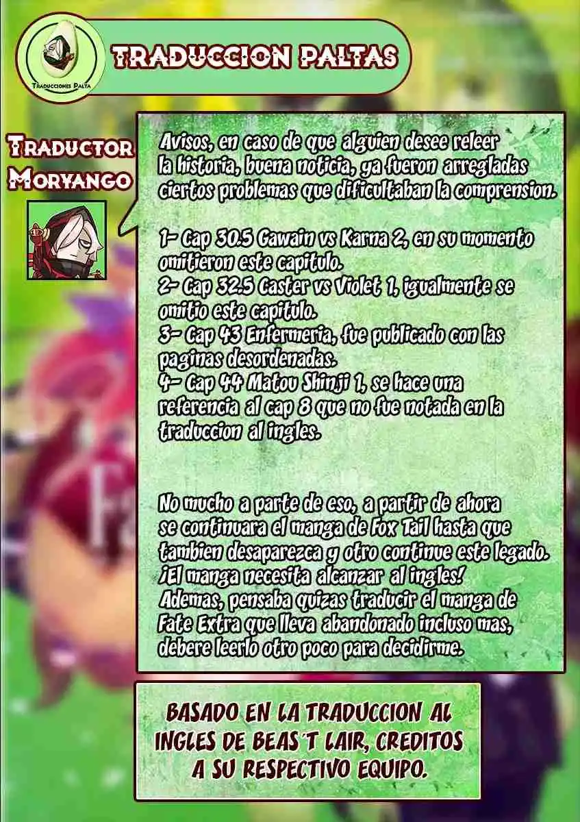Fate Extra CCC Fox Tail - Capítulo 45 - Página 24 - LectorTMOo