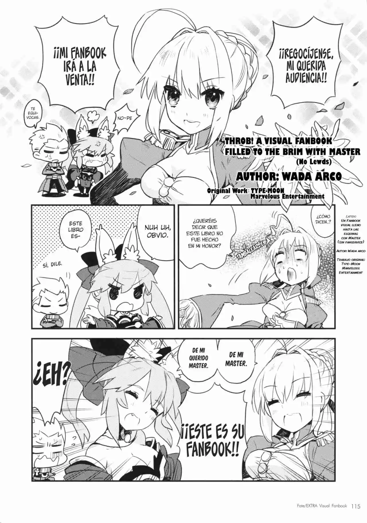 Fate/Extra Fanbook - Capítulo 1 - Página 1 - LectorTMOo