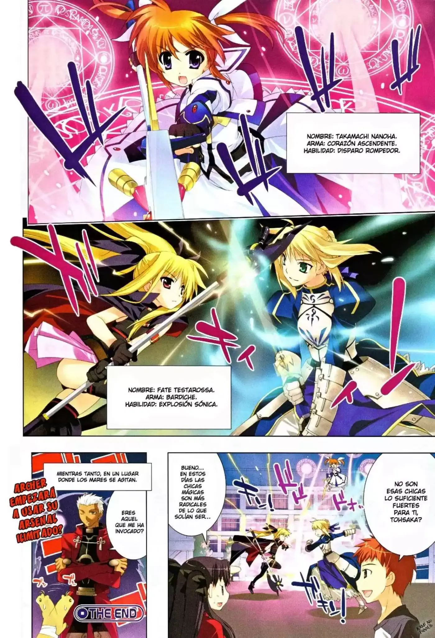 Fate/Stay Nigth X Magical Girl Lyrical Nanoha - Capítulo 1 - Página 5 - LectorTMOo