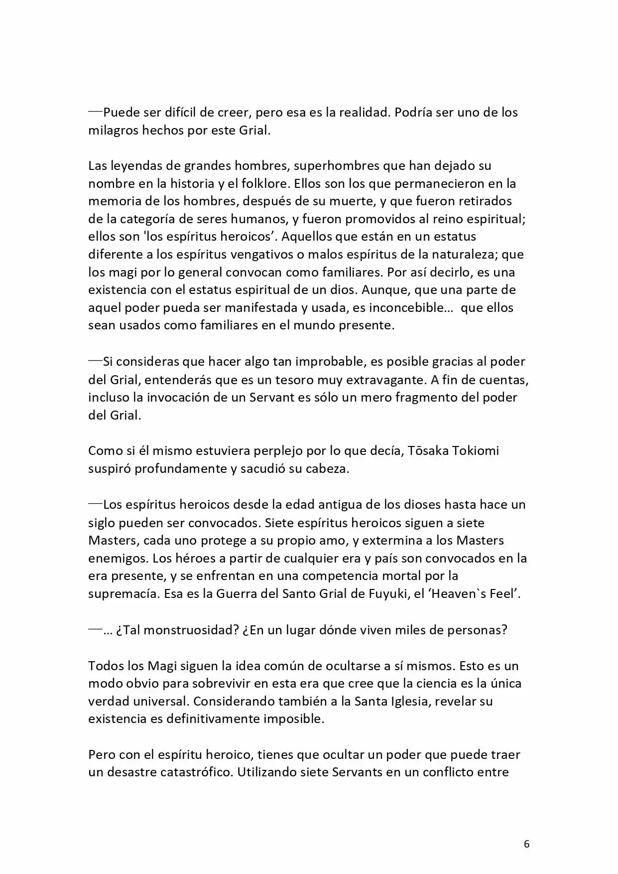 Fate Zero Novela capítulo 0.20 página 7
